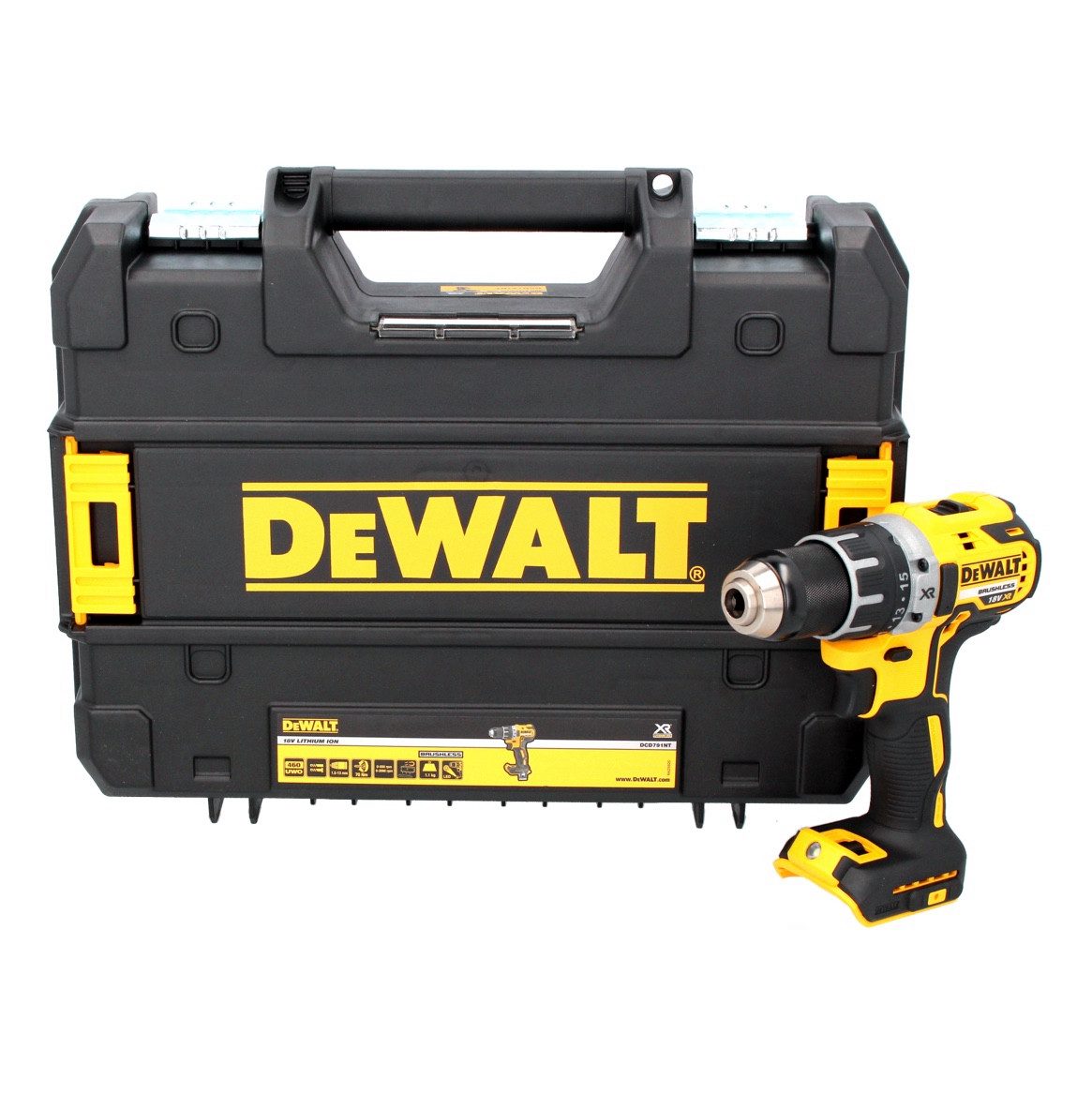 DeWalt Akku-Schrauber DCD 791 NT Akku Bohrschrauber 18 V 70 Nm Brushless + TSTAK