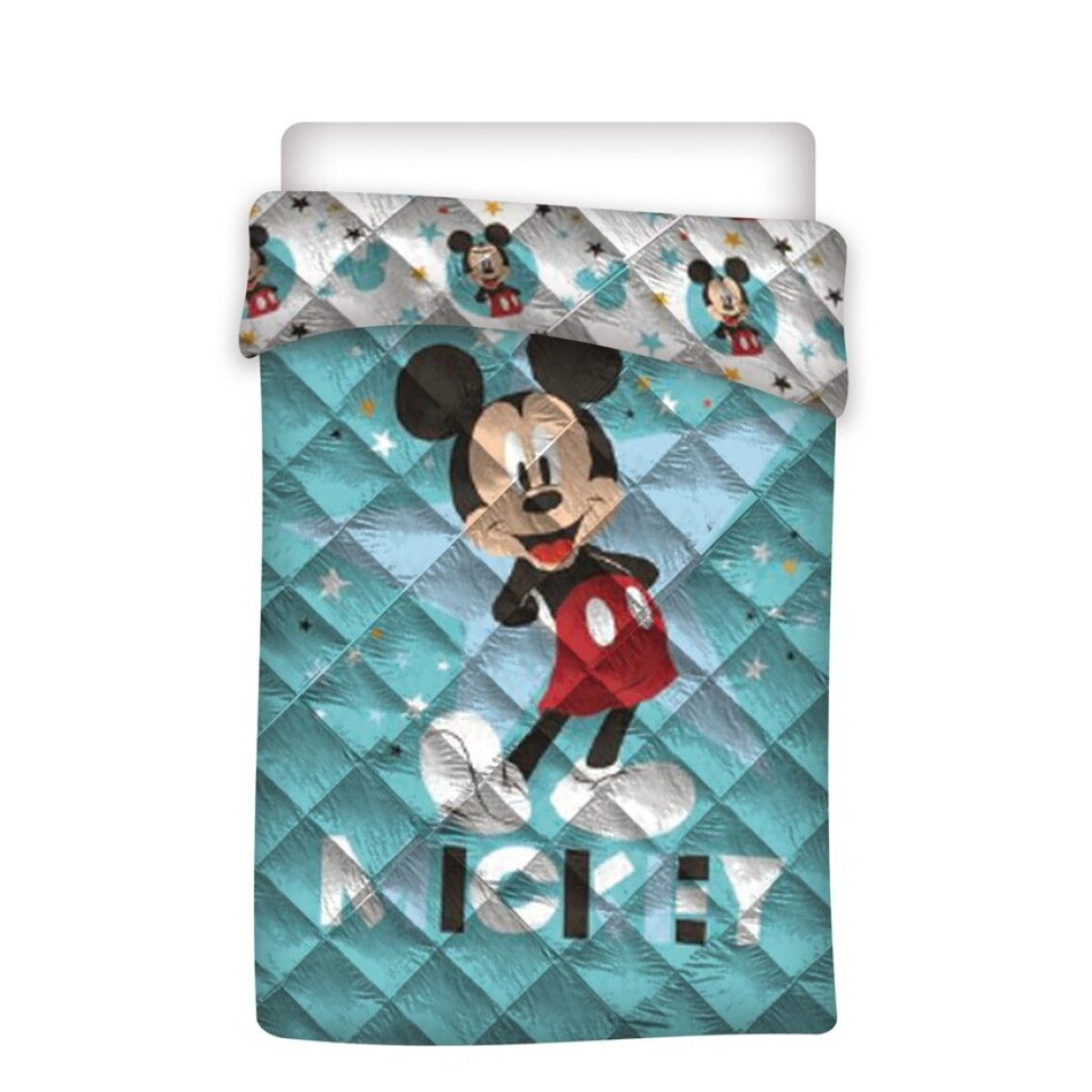 Wohndecke Bettdeckenbezug 140 × 200 cm Schlafzimmer und Kinderzimmer, Disney Mickey Mouse