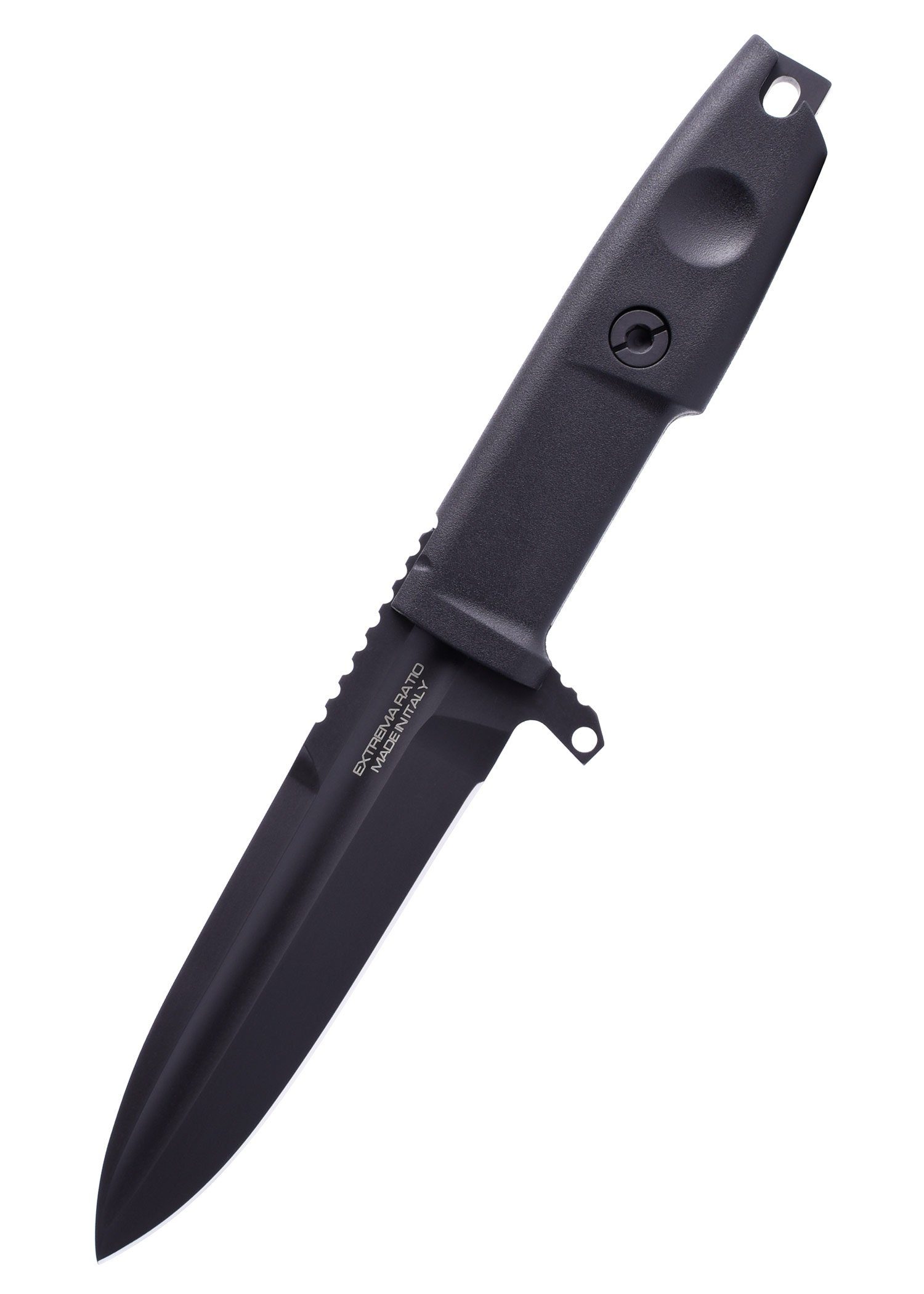 Survival Knife Extrema Ratio Defender 2 schwarz feststehendes Messer mit Scheide