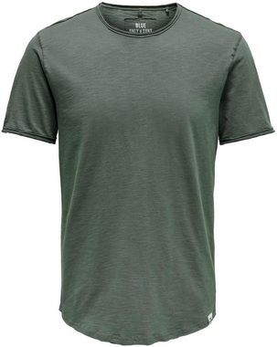 ONLY & SONS Rundhalsshirt ONSBENNE LONGY SS TEE NF 7822 NOOS