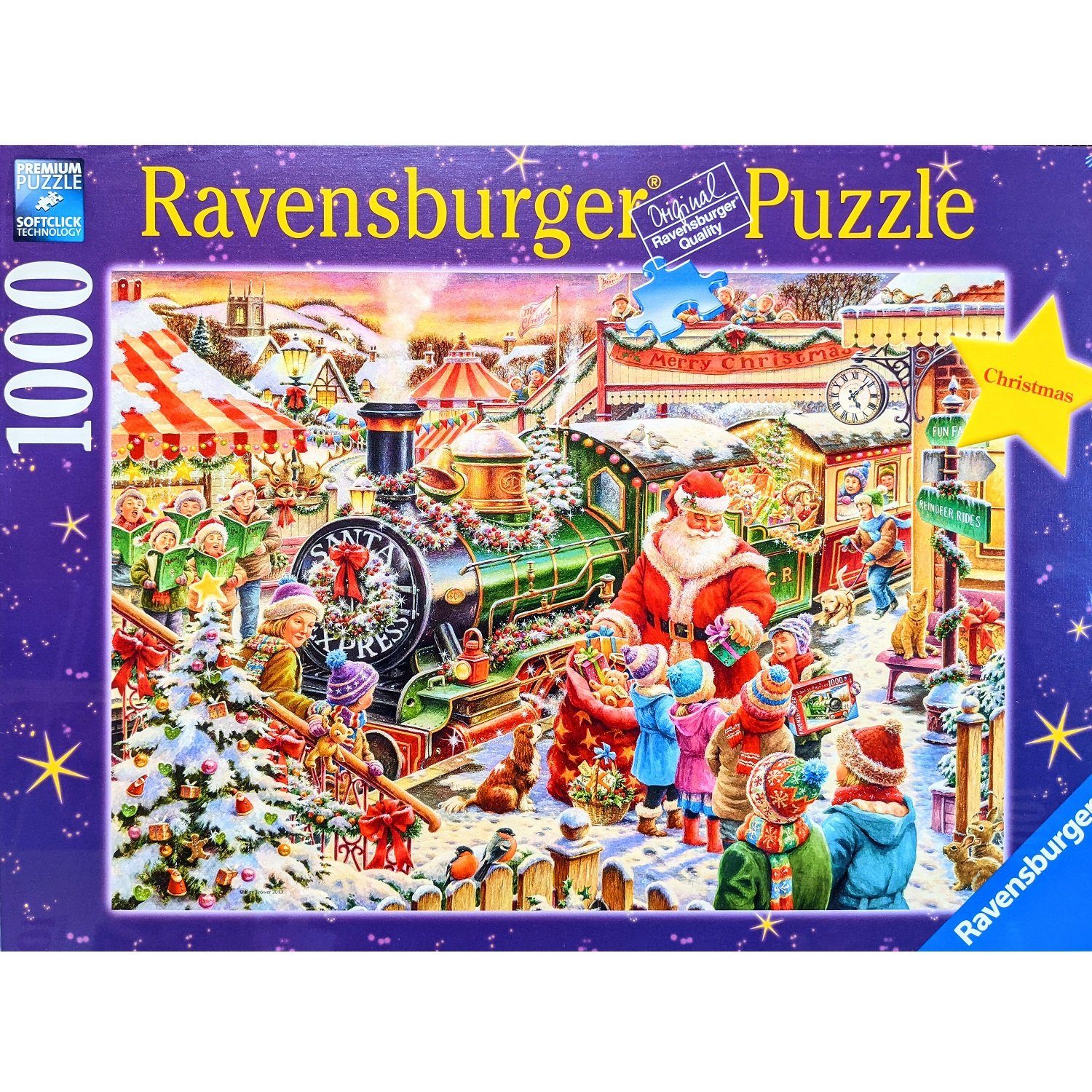 Ravensburger Puzzle Ravensburger - Weihnachtszug, 1000 Teile Puzzle, 1000  Puzzleteile