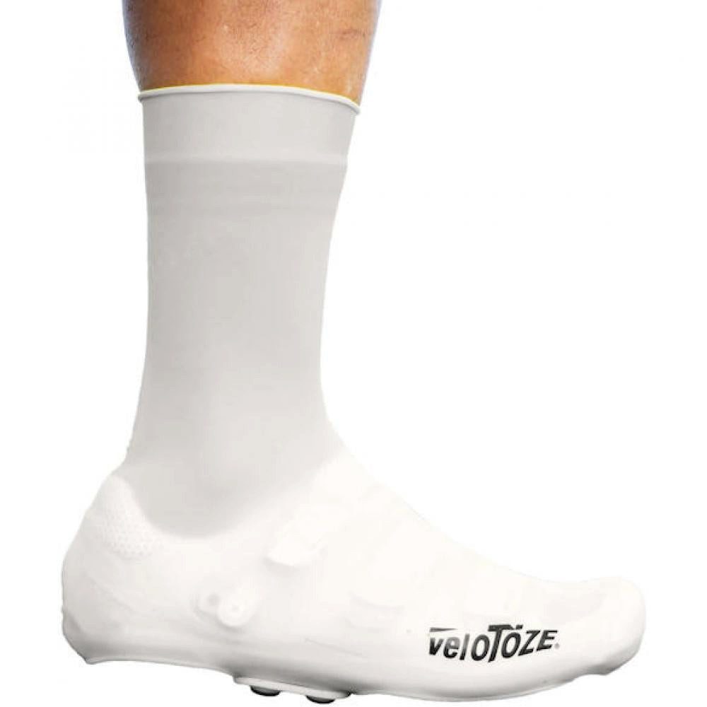 Velotoze VeloToze Überschuh Silicone Snap Road weiß S (37-40) - wasserdicht & a Fahrradschuh