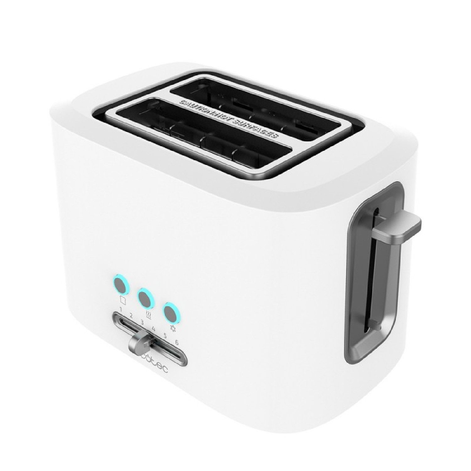 Cecotec 2-in-1-Toaster Toast&Taste 9000 Double White, 820 W, Toast&Taste 9000 Double White