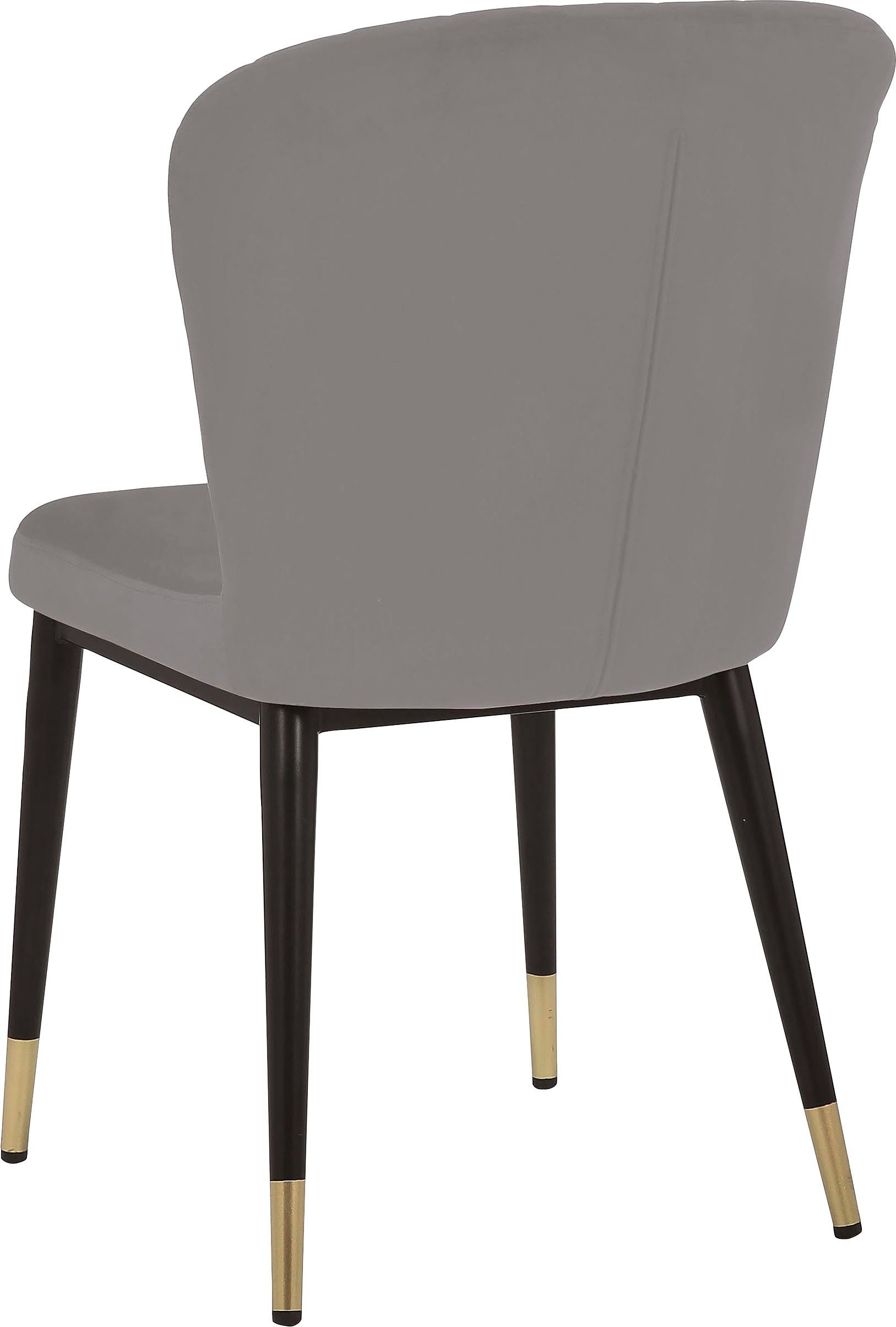 Leonique Esszimmerstuhl Dinan modernes und mit (Set), 2er-Set Sitz grau gepolstertem Rückenlehne, Design