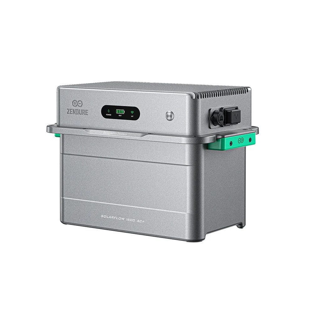 Zendure Wechselrichter Zendure SolarFlow 1600AC+ Nachrüstspeicher für Dach-PV-System 0% MwSt., (Packung, 1 Stück), AC-gekoppelter Speicher zur einfachen PV-Nachrüstung