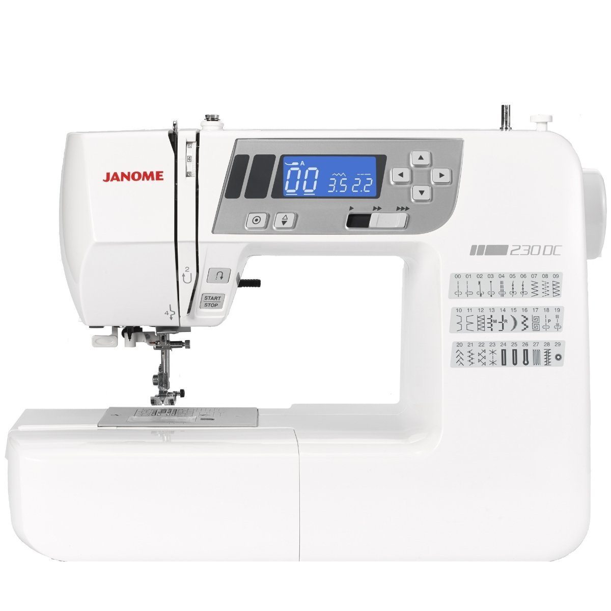 Janome Nähmaschine Janome 230DC + Gratis Anschiebetisch