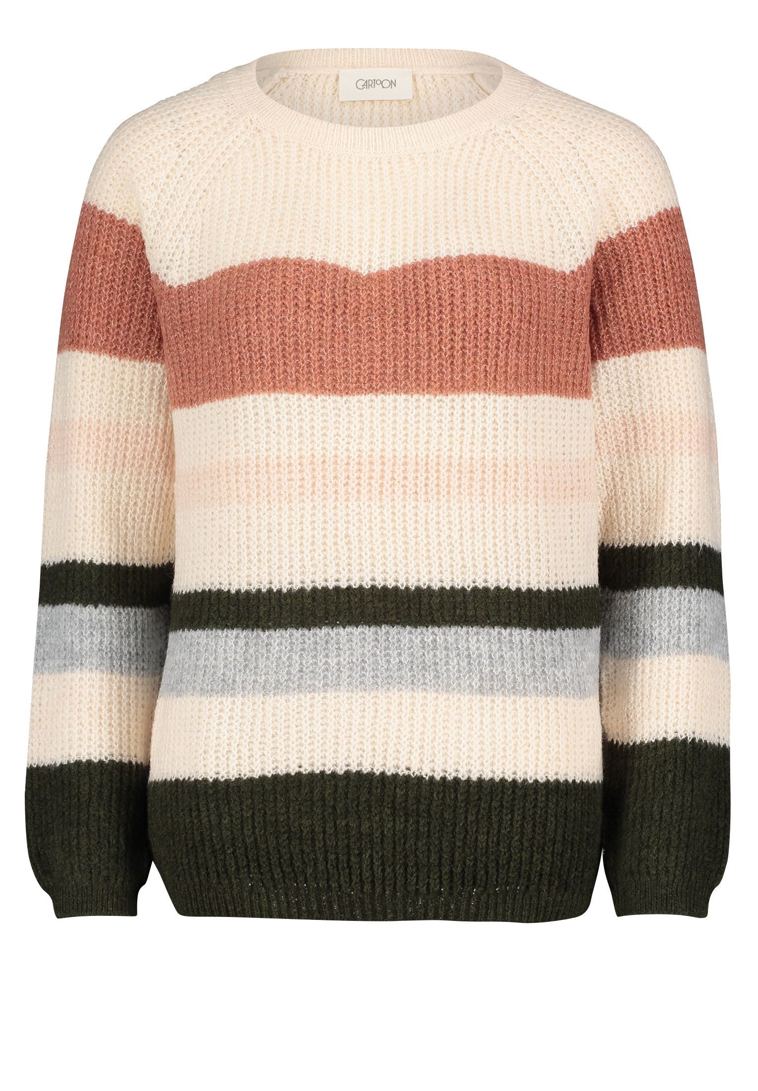 Cartoon Kurzarmpullover