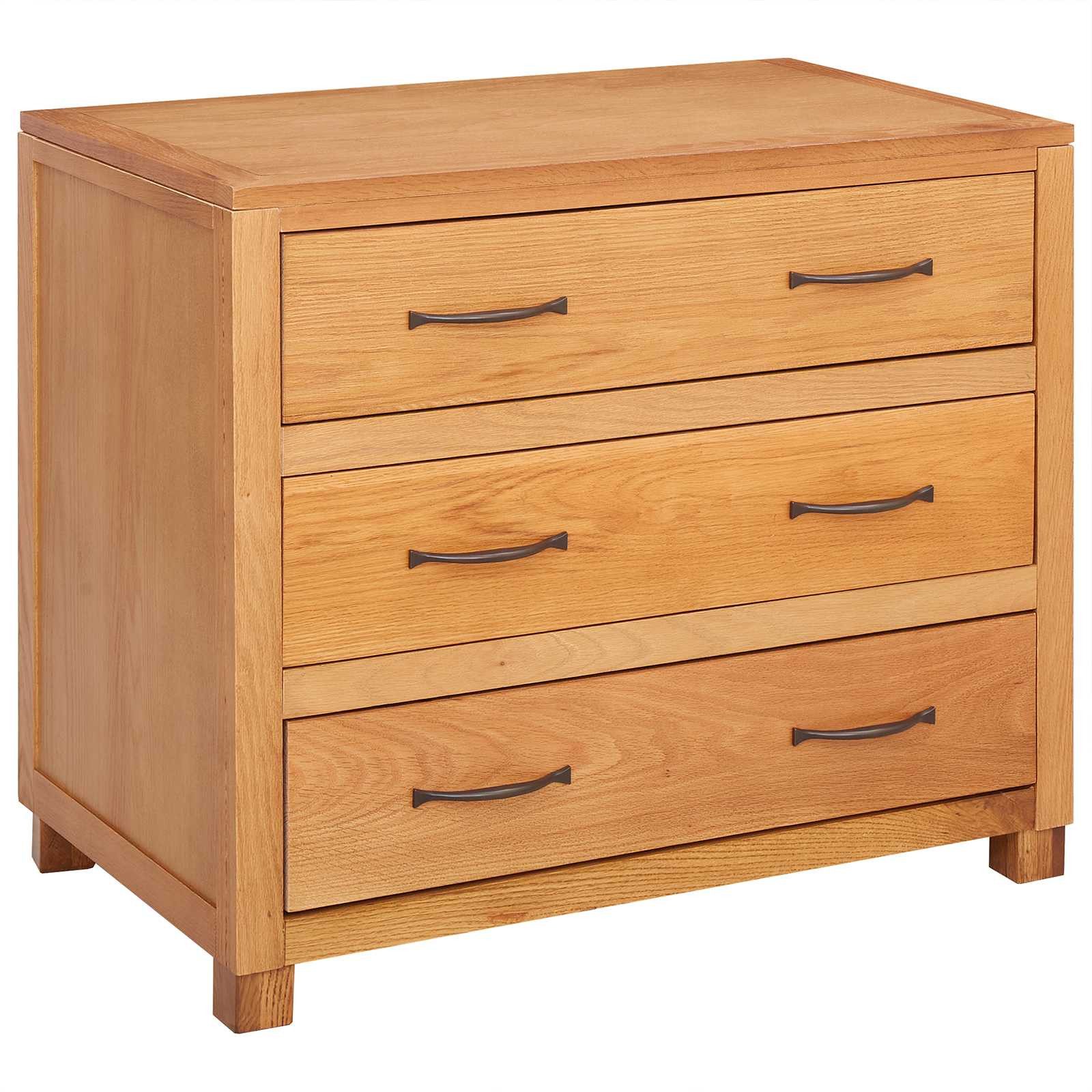 Kommode 80 x 50 x 70 cm Schrank mit Schubladen mit Speicher Braun Spanplatte
