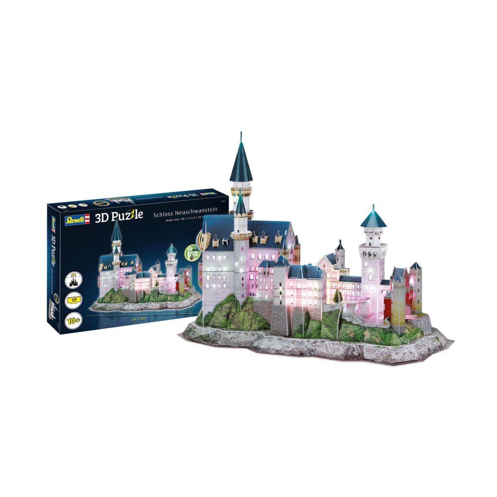 Revell® 3D-Puzzle Schloss Neuschwanstein 00151, 128 Puzzleteile