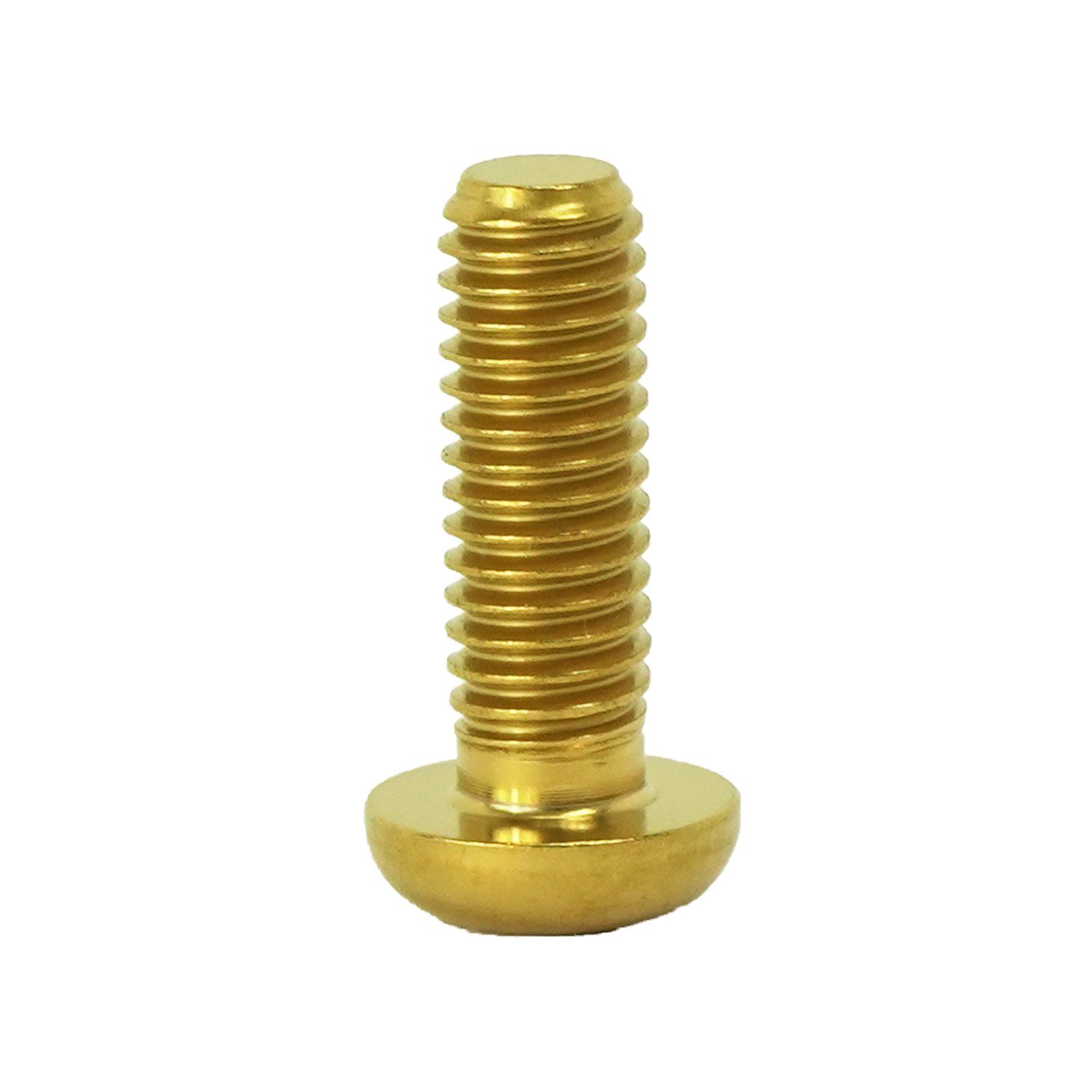 Fantic26 Dämpferpumpe Titan M5x25 Linsenkopfschraube Iso 7380 Gold