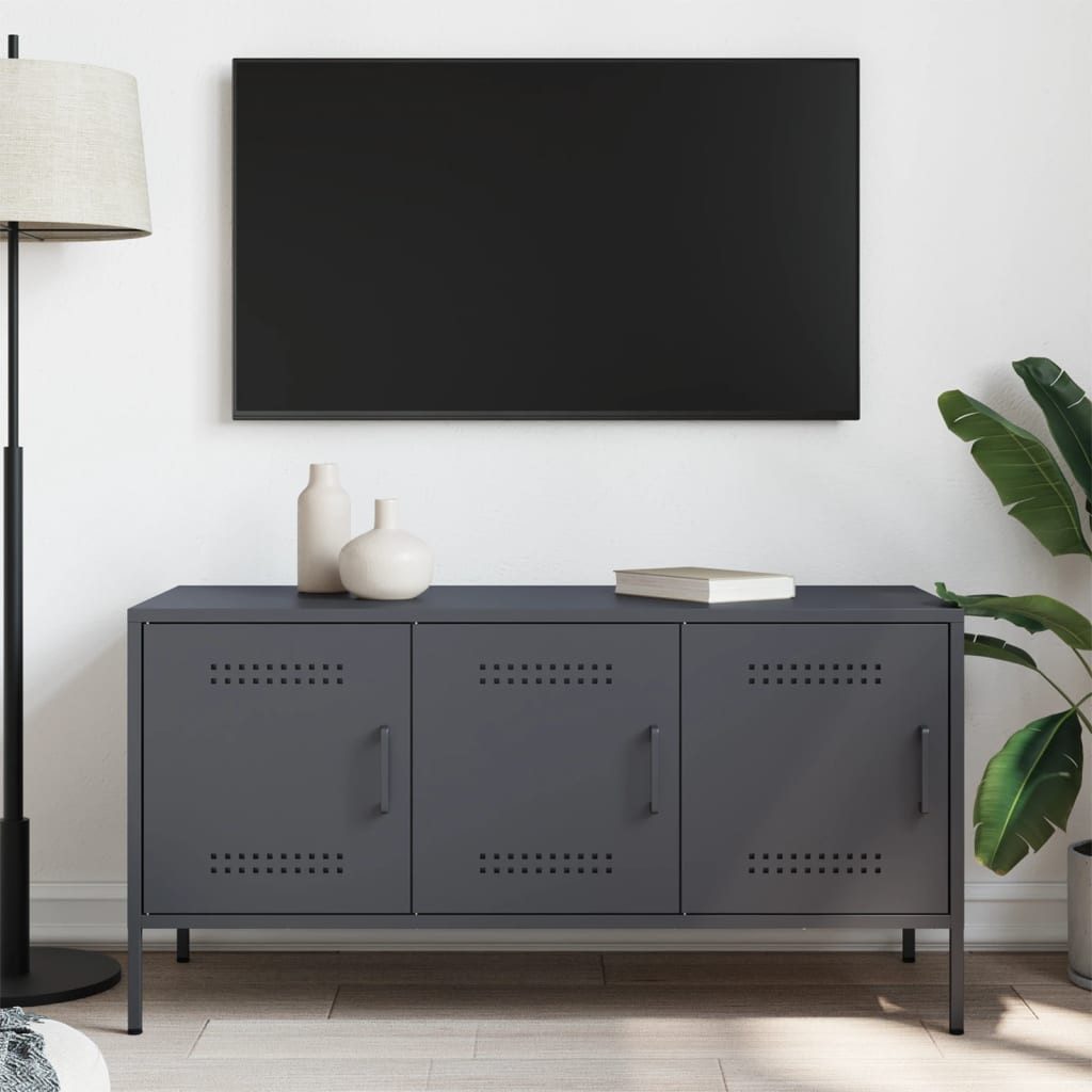 vidaXL TV-Schrank TV-Schrank Anthrazit 100,5x39x50,5 cm günstig online kaufen