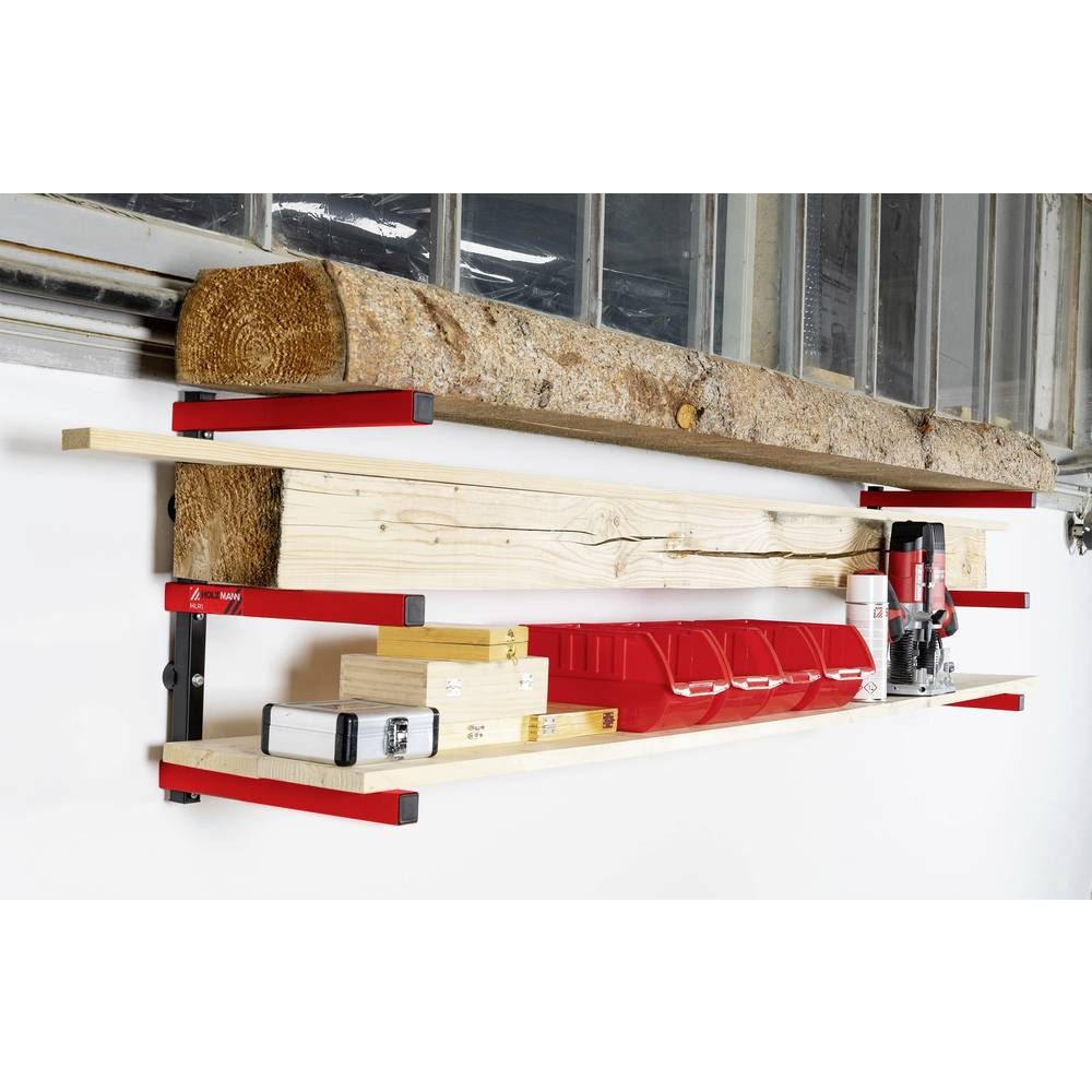 Holzmann Schwerlastregal Holzlagerregal für die Wandmontage günstig online kaufen