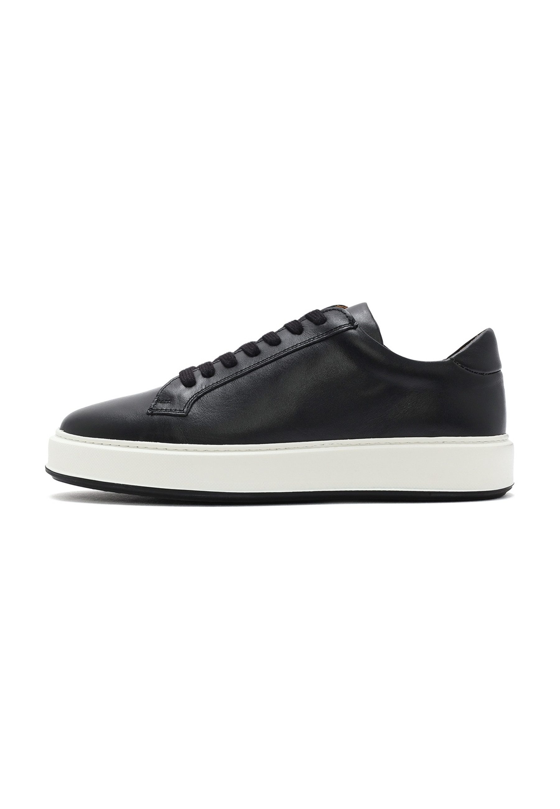 Derimod Leder Sneaker Sneaker Echtes Leder, Lederfutter, EVA-Sohle, Schnürverschluss, Herrenstil
