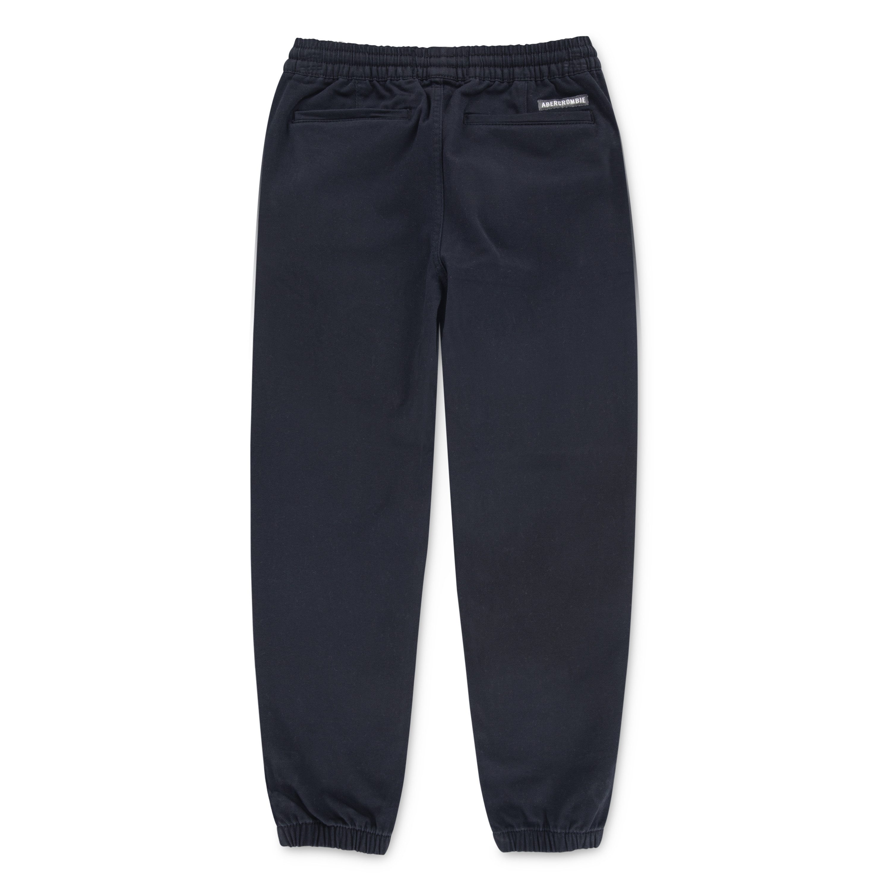 Abercrombie Kids Jogger Pants AFB SLIM TWILL JOGGER aus Twill-Materialmix, schmale Passform
