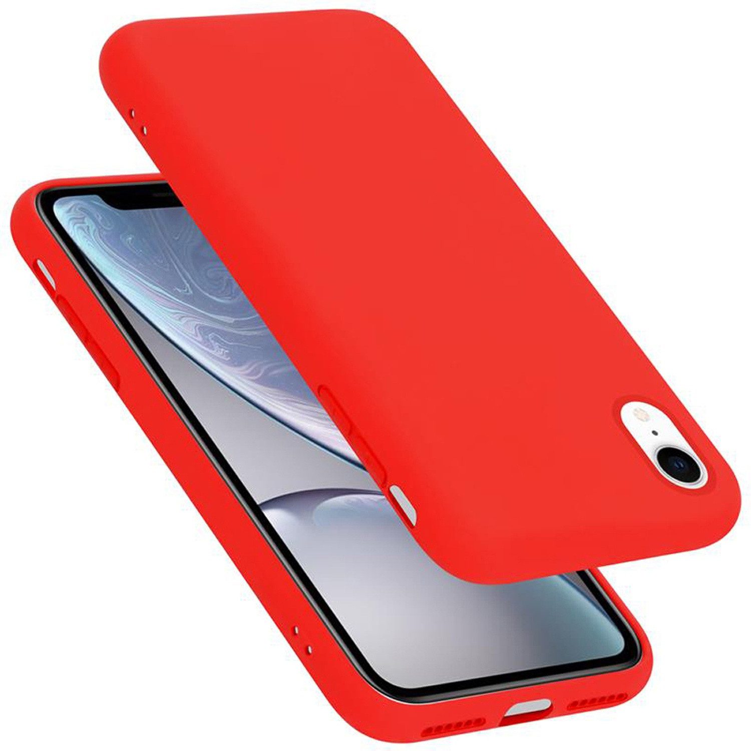 Cadorabo Handyhülle für iPhone XR Hülle Apple iPhone XR, Flexible Hülle TPU Silikon Schutzhülle Back Cover Case