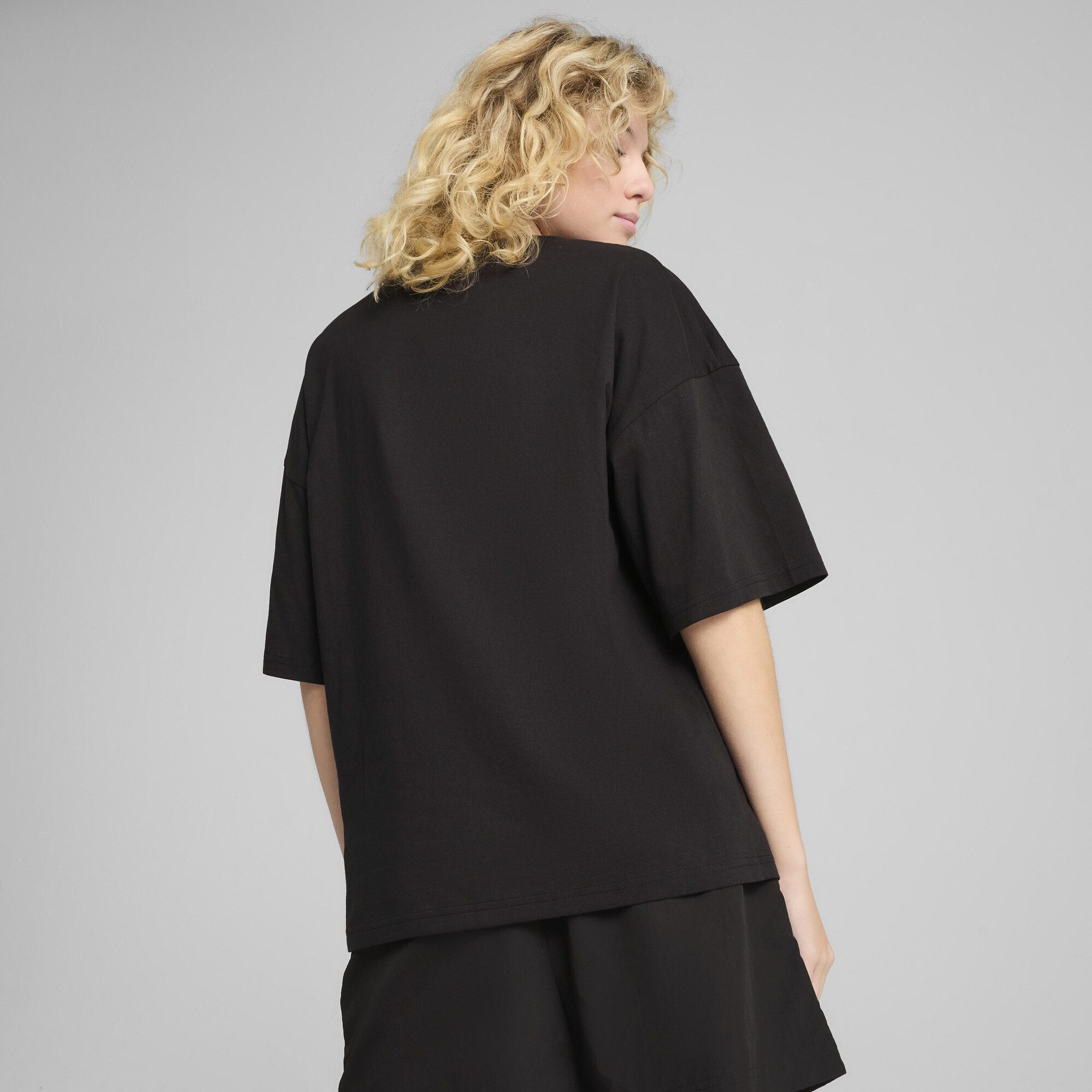 PUMA T-Shirt Wardrobe Essentials Oversized T-Shirt Damen