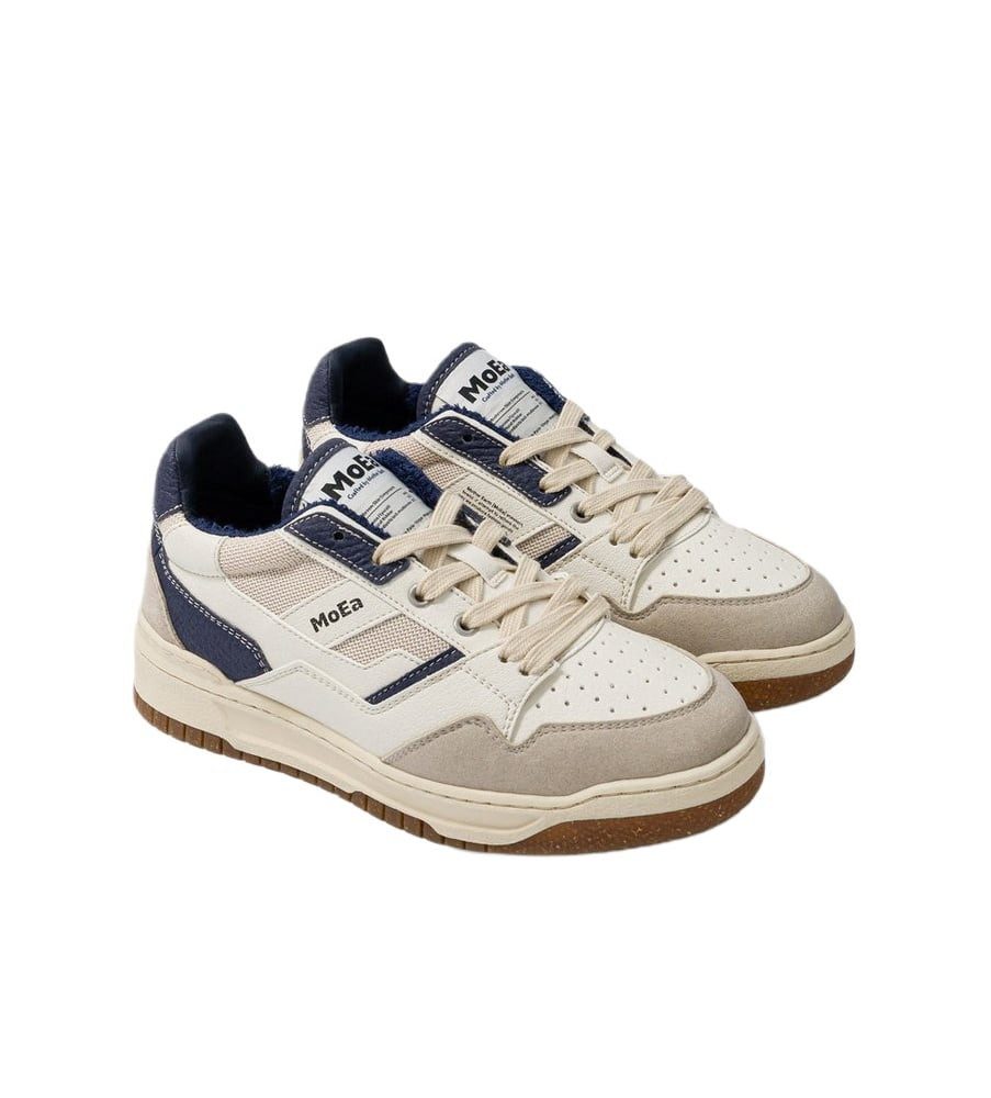 Moea Gen2 - Mushroom White & Blue - weiss/beige/blau Sneaker
