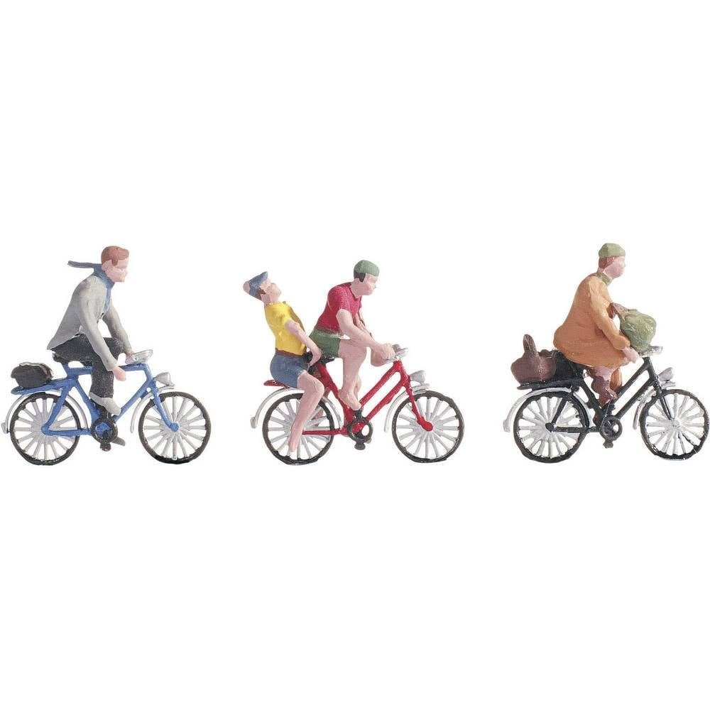 NOCH Modelleisenbahn-Figur TT Figuren Fahrradfahrer 45898