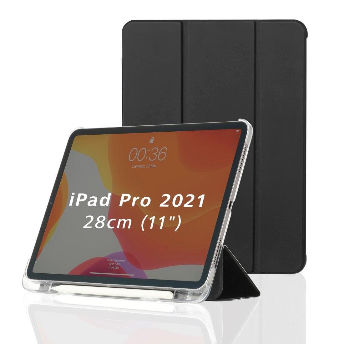 Hama Tablet Hulle Tablet Case mit Stiftfach fur Apple iPad Pro 11 2020 2021 27 9 cm 11 Zoll Perfekte Standfunktion durch einfaches Falten des Deckels
