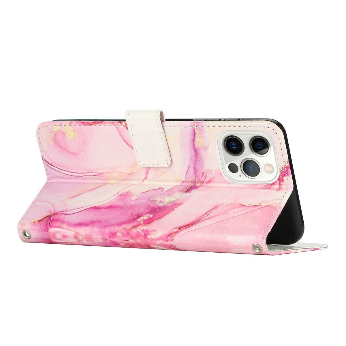 König Design Handyhülle Apple iPhone 15 Pro Max, Schutzhülle Schutztasche Case Cover Etuis Wallet Klapptasche Bookstyle