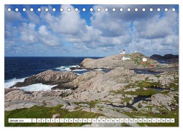 CALVENDO Wandkalender Norwegen PUR (Tischkalender 2024 DIN A5 quer), CALVENDO Monatskalender