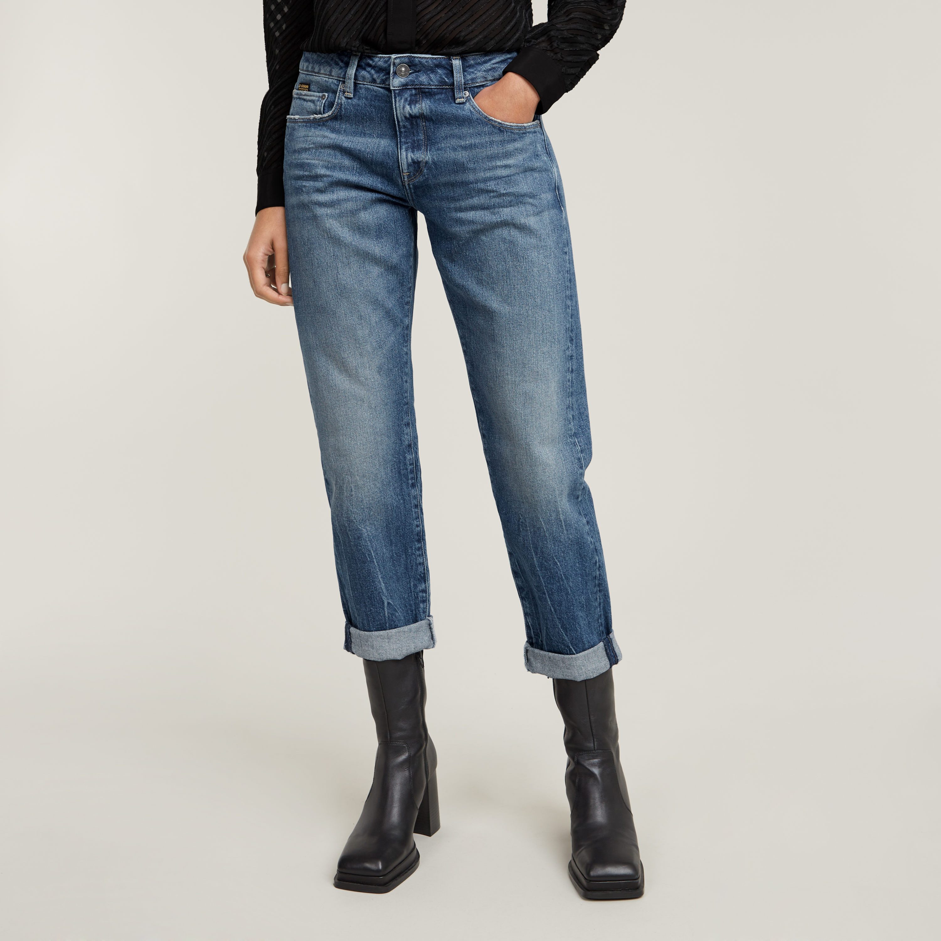 G-STAR Boyfriend-Jeans Kate Baumwollstretch Denim Qualität günstig online kaufen