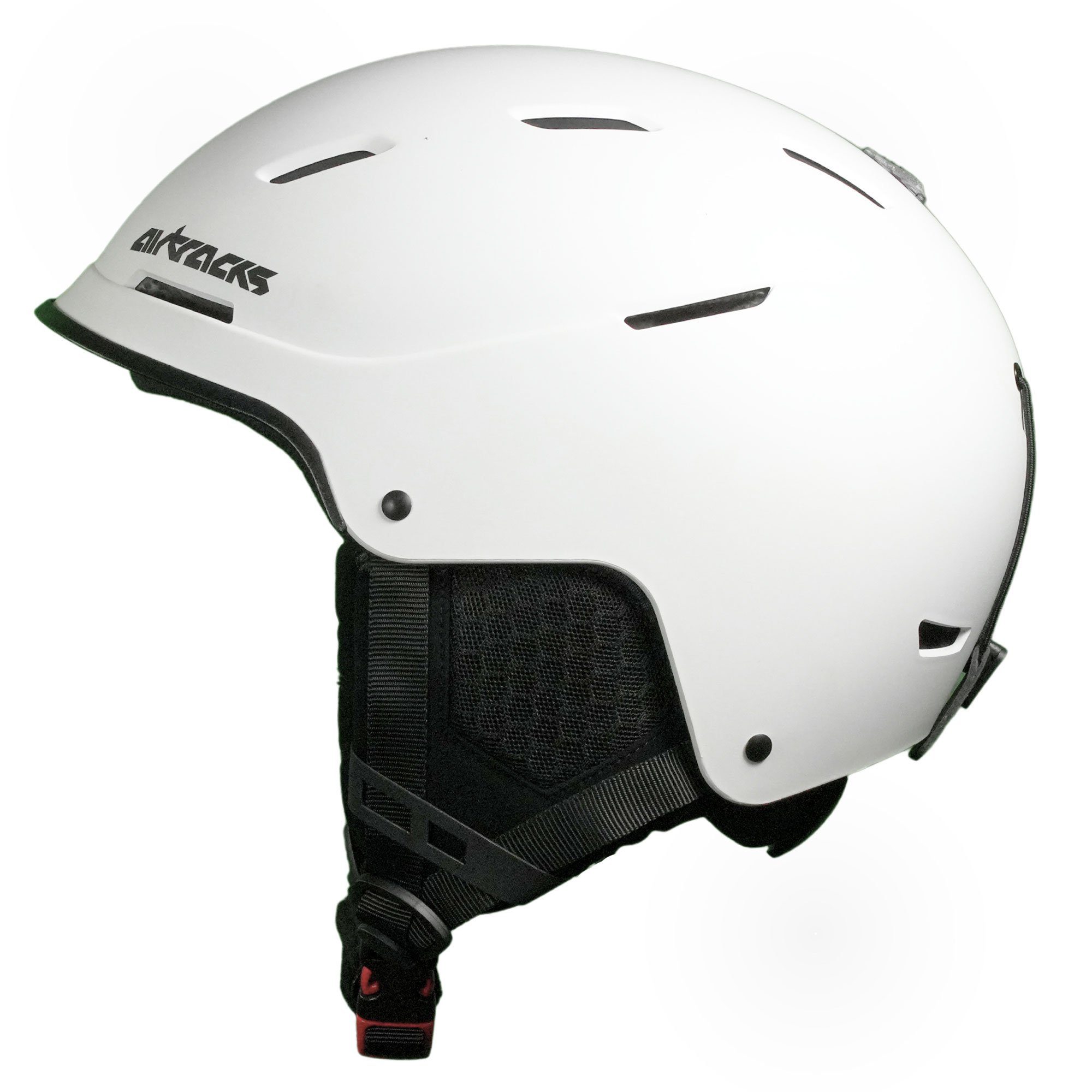 Airtracks Skihelm Ski - Snowboard Helm STRONG SP-S210 (für Herren und Damen mit Ventilationssystem & stufenloser Anpassung), - Farbe Matt » S- 50-54cm. M - 54-58cm, L- 58-61cm « weiß