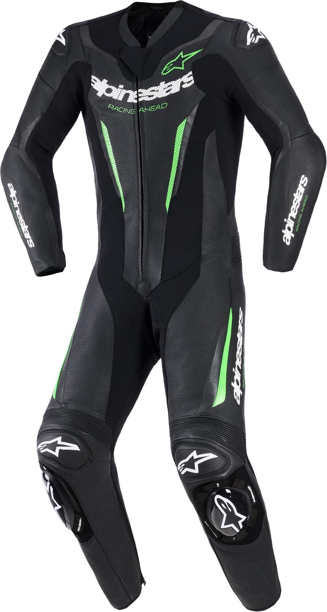 Alpinestars Motorradkombi GP Force V2 1-Teiler Motorrad Lederkombi Airbag vorbereitet,Ellenbogenprotektoren enthalten,Hüftprotektore