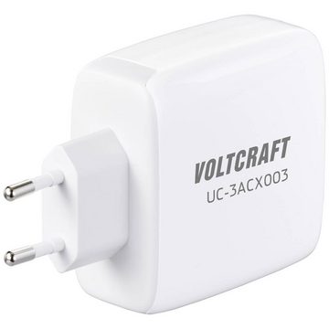 VOLTCRAFT USB-Ladegerät 120W mit Unterstützung von PD 3 GaN USB-Ladegerät (GaN)