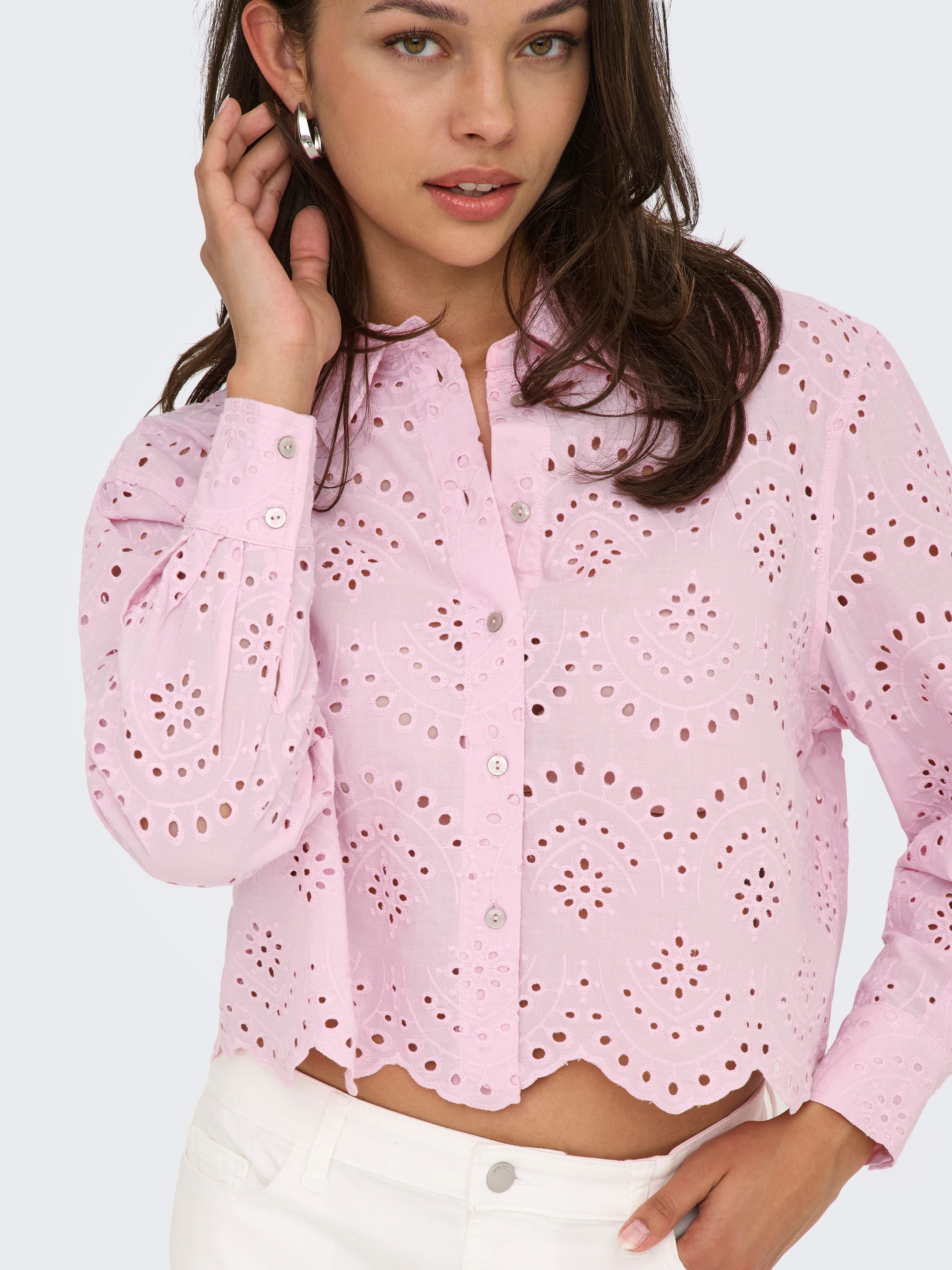 ONLY Langarmbluse ONLVALAIS L/S SHIRT WVN NOOS