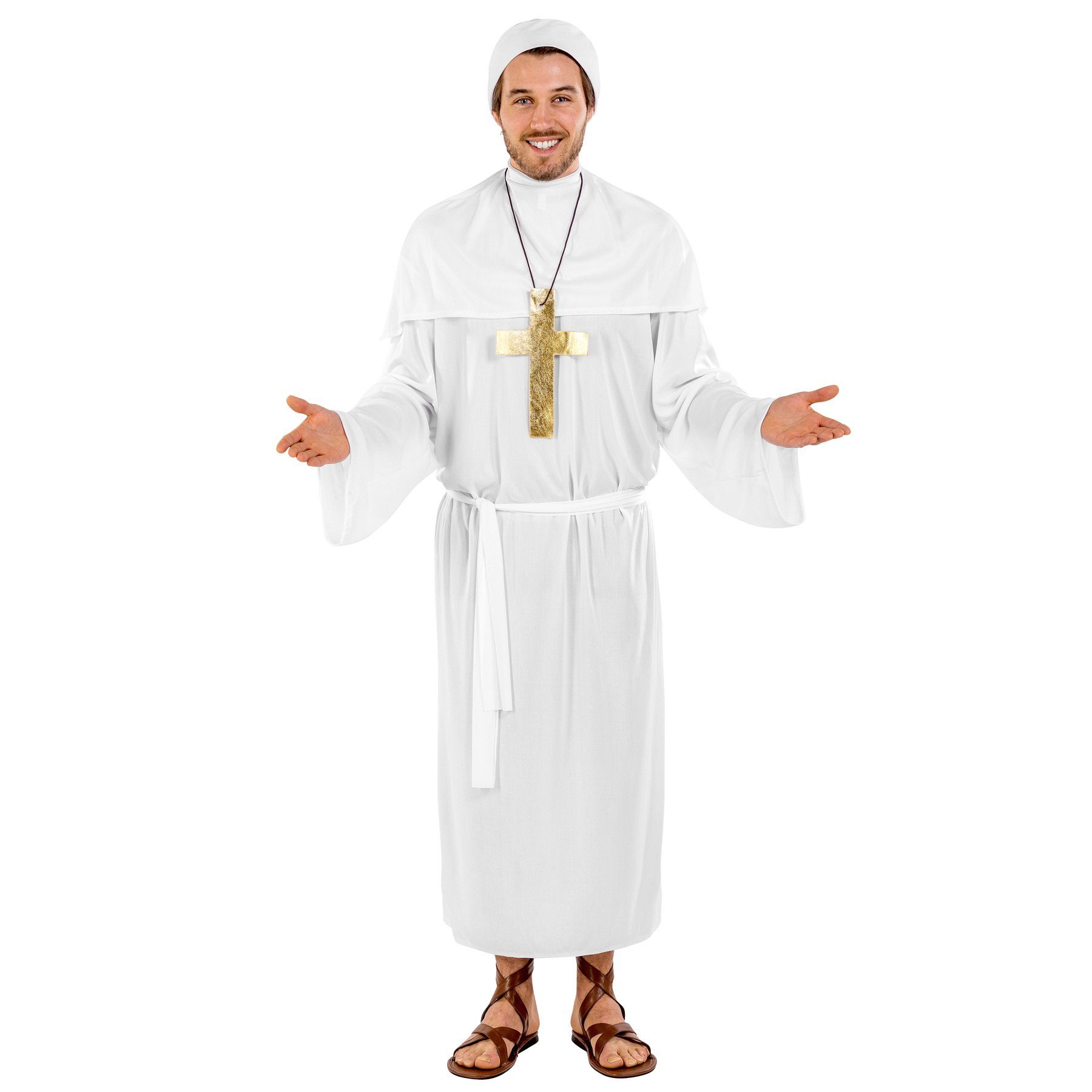 dressforfun Kostüm Herrenkostüm Papst Johannes
