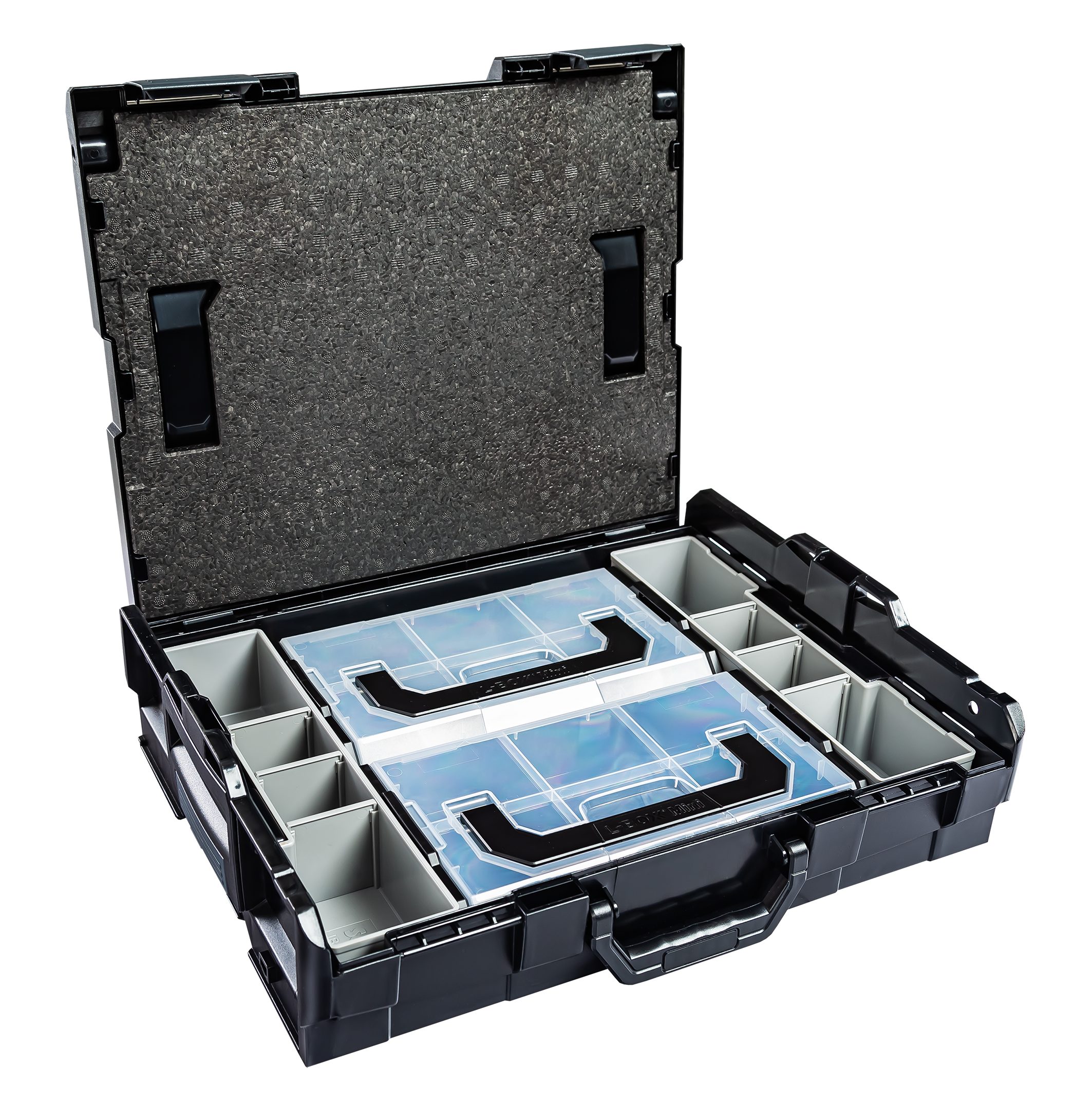 Werkzeugkoffer Sortimo Systemkoffer L-Boxx 102 mit InsetBoxen und Deckeleinlage