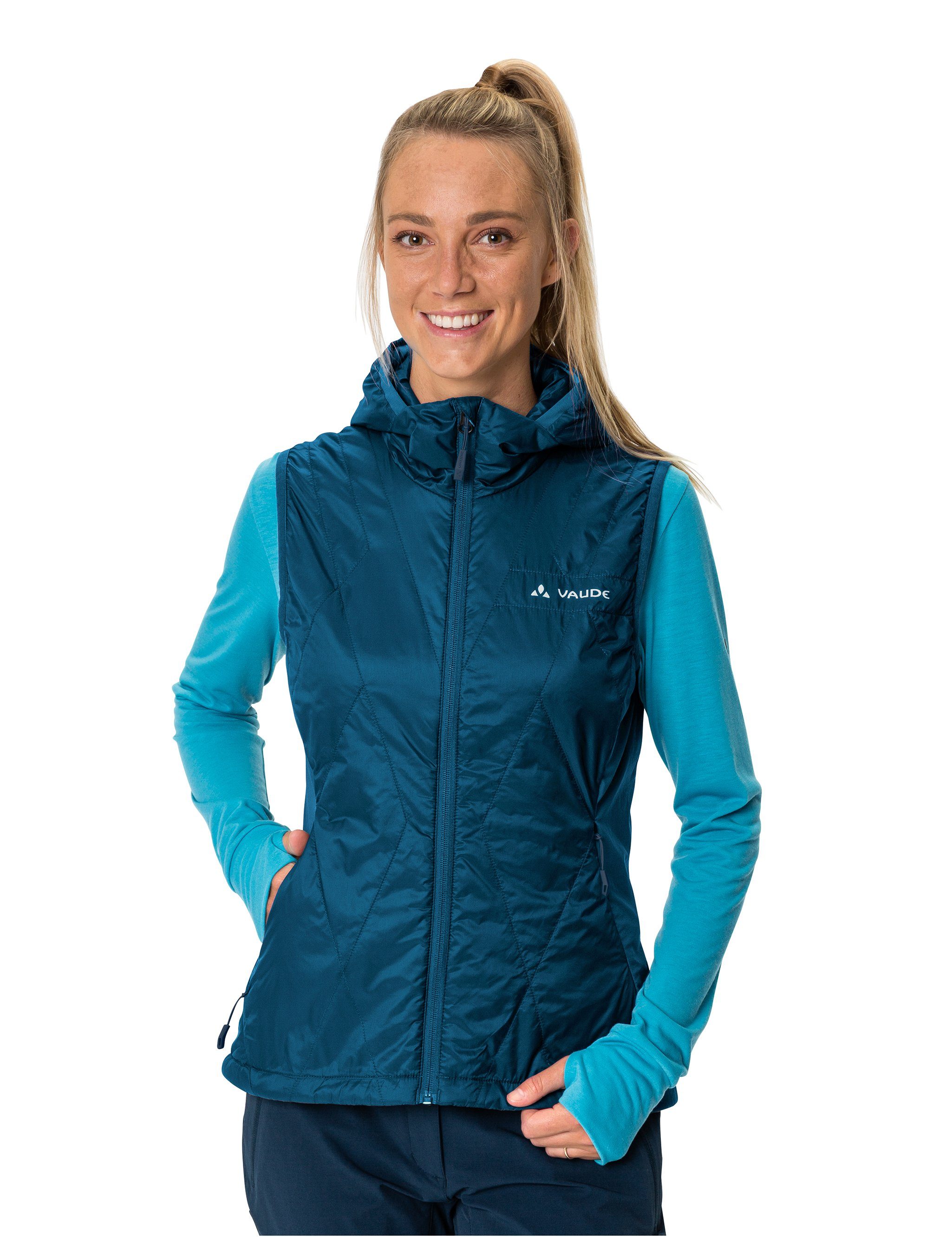 (1-tlg) VAUDE dark sea Women's uni Hybrid Funktionsweste Freney Vest IV