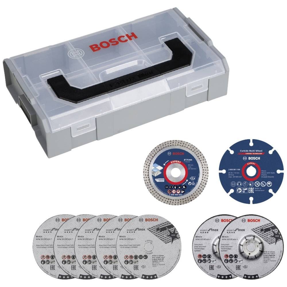 BOSCH Trennscheibe EXPERT-76mm Отрезные дискиset mit Mini L-Boxx