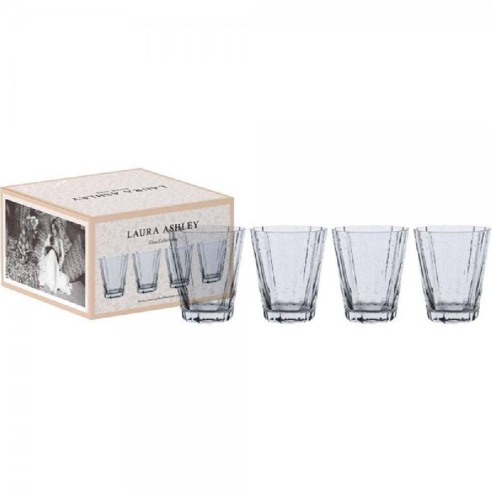 LAURA ASHLEY Leerglas Geschenkset Wassergläser Transparent (4-teilig)