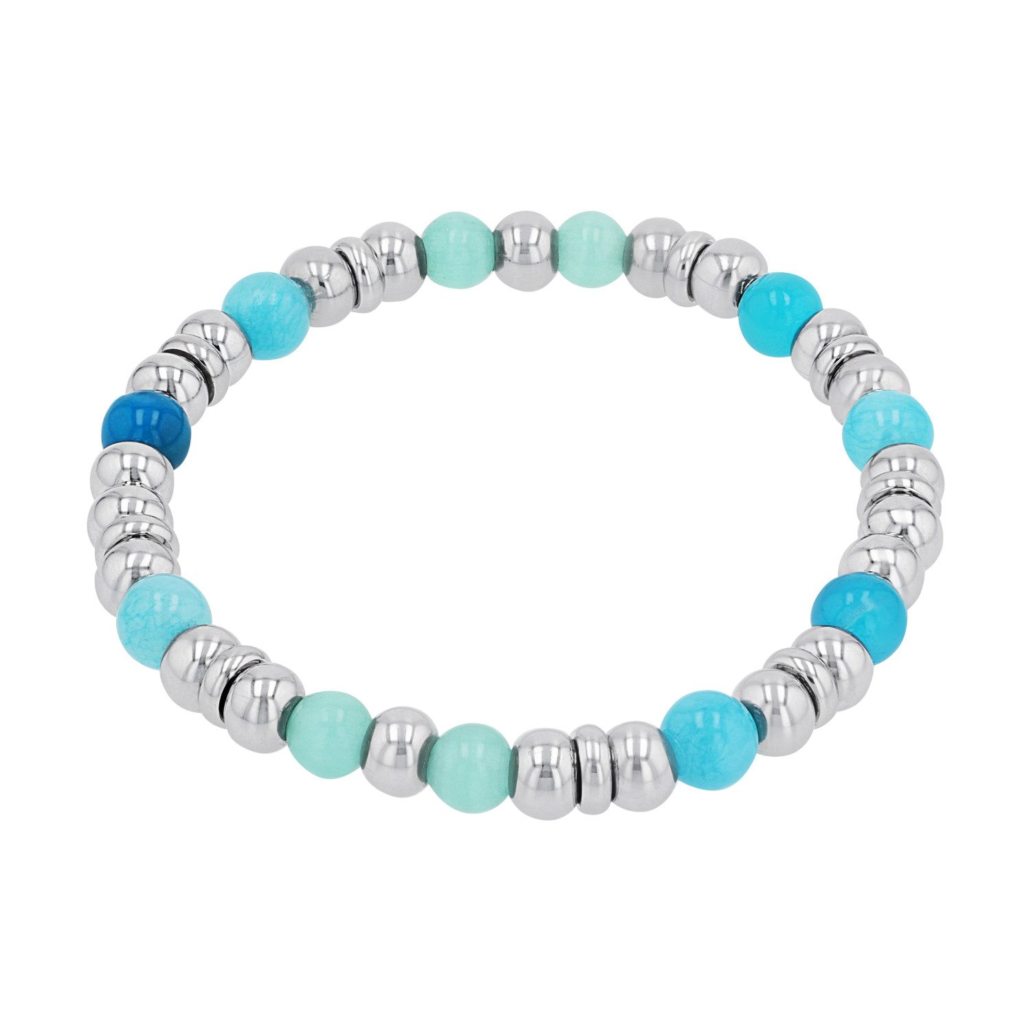 s.Oliver Armband 2039730, mit Chalcedon, Katzenauge (echt)