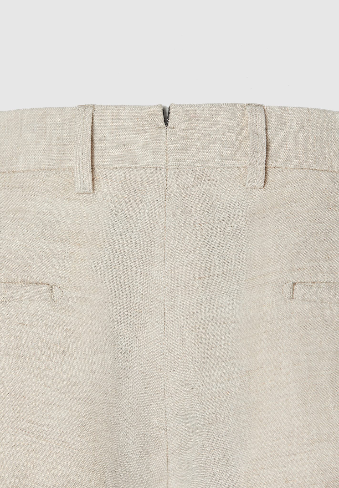 Hiltl Leinenhose Parma I Leinenhose Herren Regular Fit 100 Prozent Leinen, hellbeige, 2 Premium Leinen Chino aus 100% Leinen, atmungsaktive Sommerhose