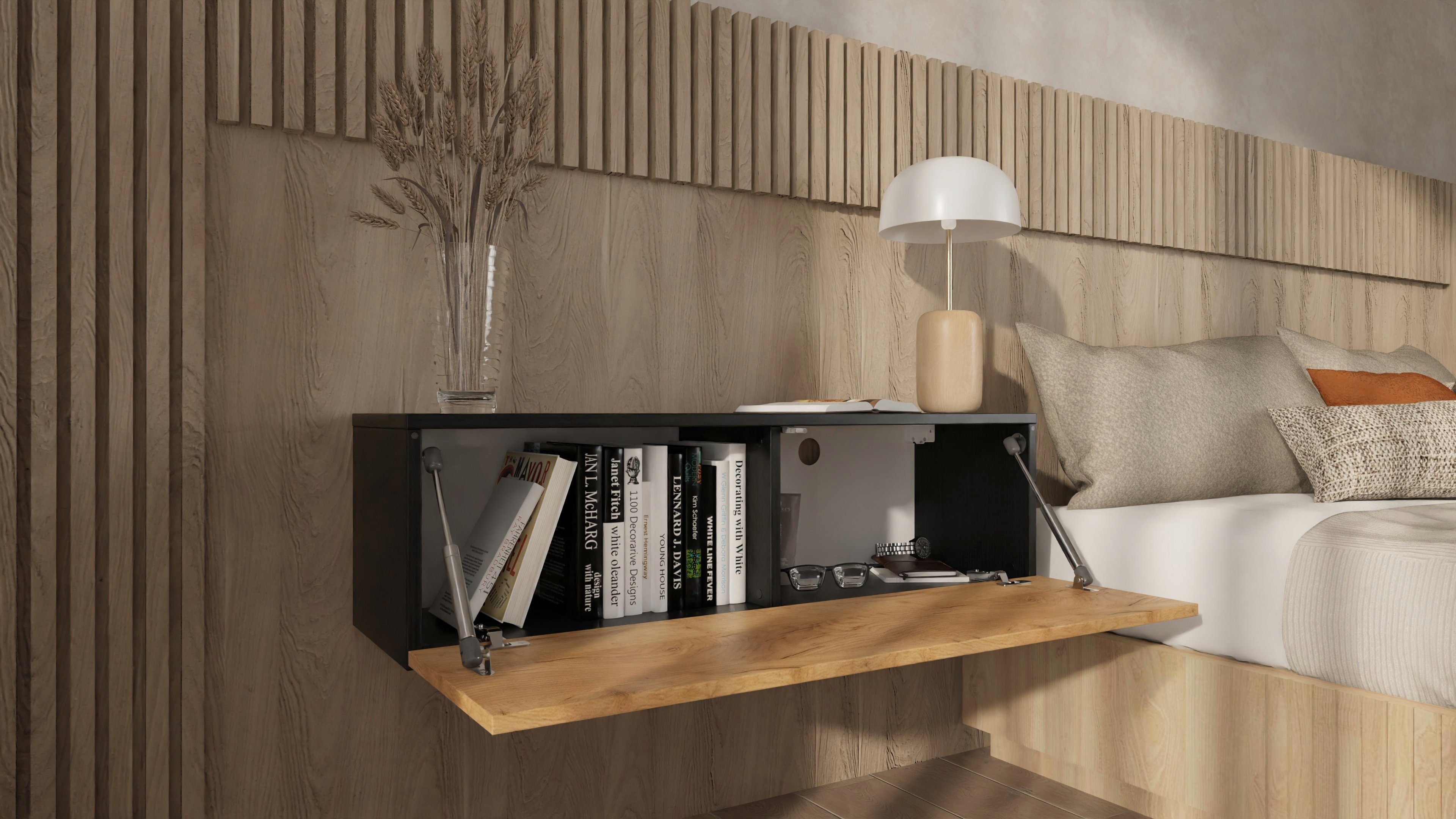 Platan Room Nachttisch, Wandschrank hängende Nachtkommode günstig online kaufen