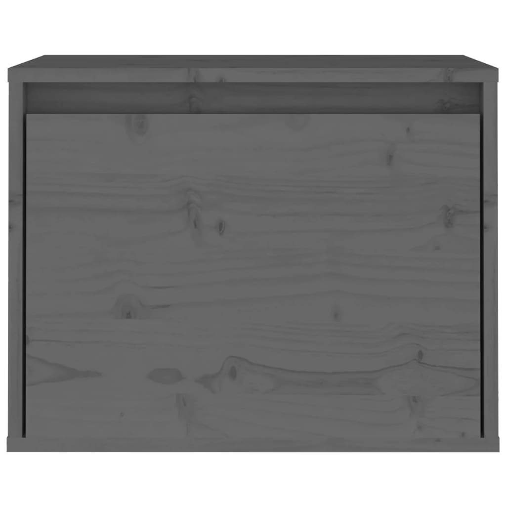 Grau Wandregal Massivholz cm Wandschrank furnicato Kiefer 45x30x35