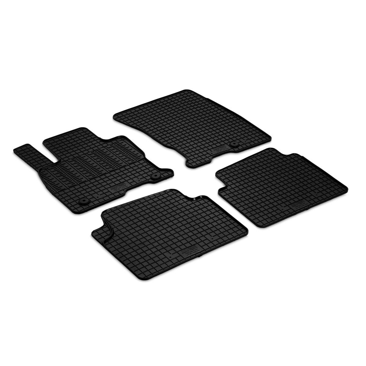 AZUGA Auto-Fußmatten Gummi-Fußmatten passend für Ford Kuga III ab 2020, für  Ford Kuga SUV, incl. Befestigungs-Clips in der Fahrer- und Beifahrermatte