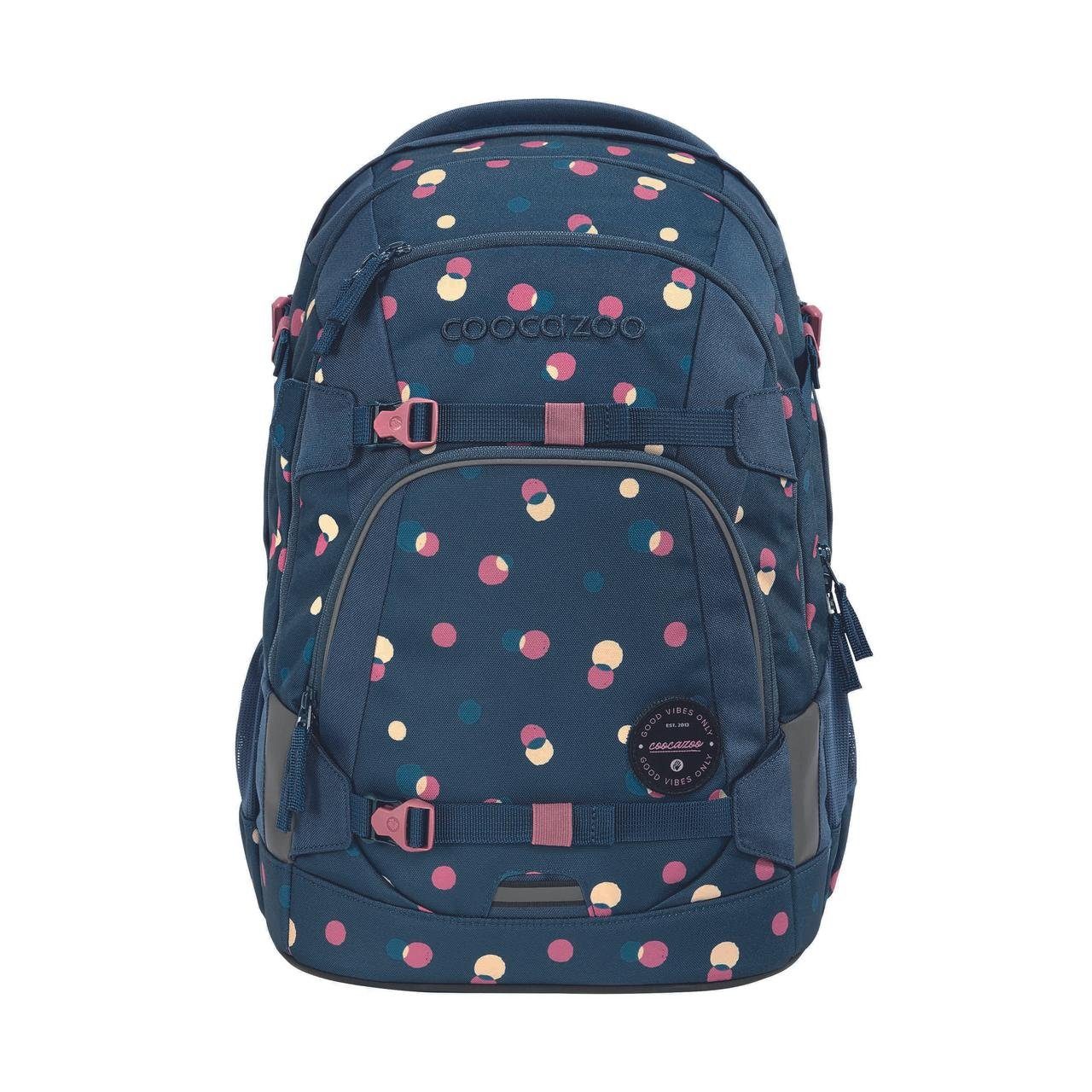 coocazoo Schulranzen Schulrucksack MATE Bubble Dreams (1 Stück), ergonomisch, Körpergröße: 135 - 180 cm, Easy-Grow-System