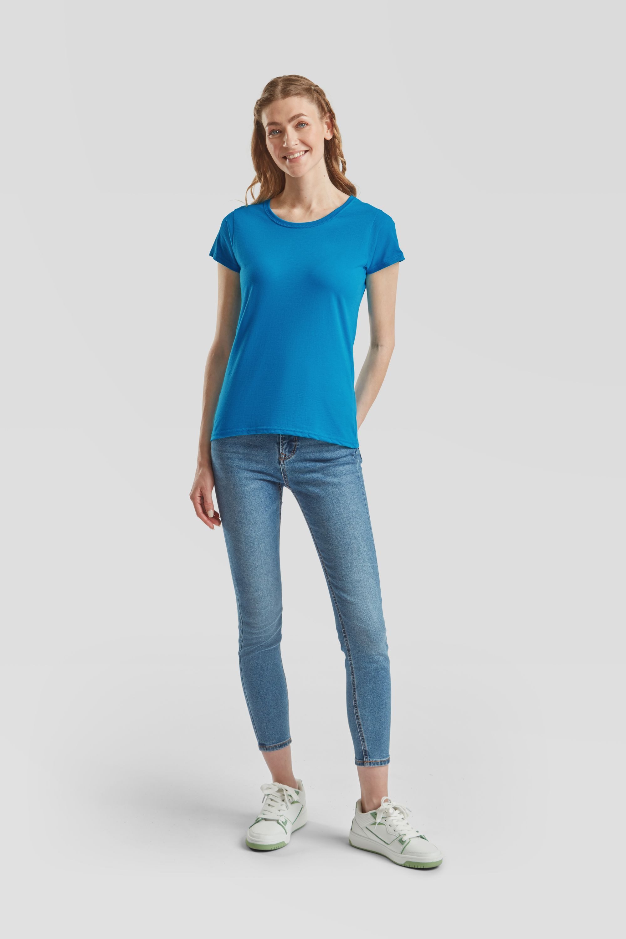 Fruit of the Loom Rundhalsshirt Fruit of the Loom Valueweight T Lady-Fit