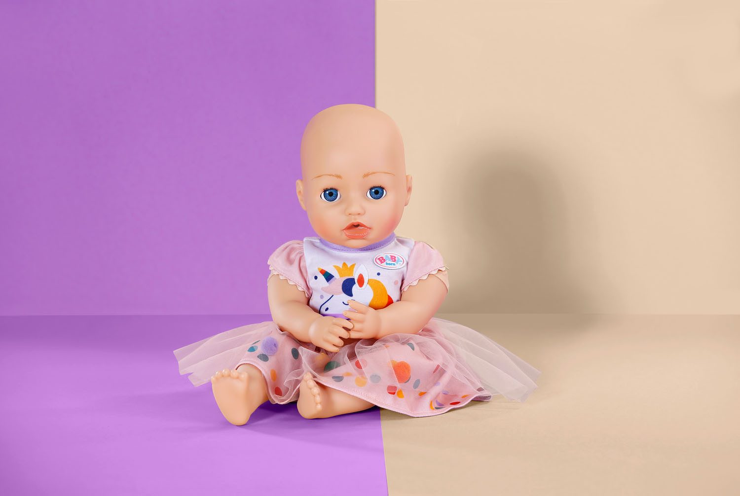 Baby Born Puppenkleidung Einhornkleid mit Tutu, 43 cm, mit Kleiderbügel