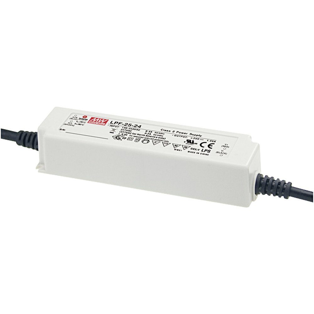 MW Mean Well LPF-25-12 LED-Treiber, LED-Trafo Konstantspannung, Konst LED Trafo