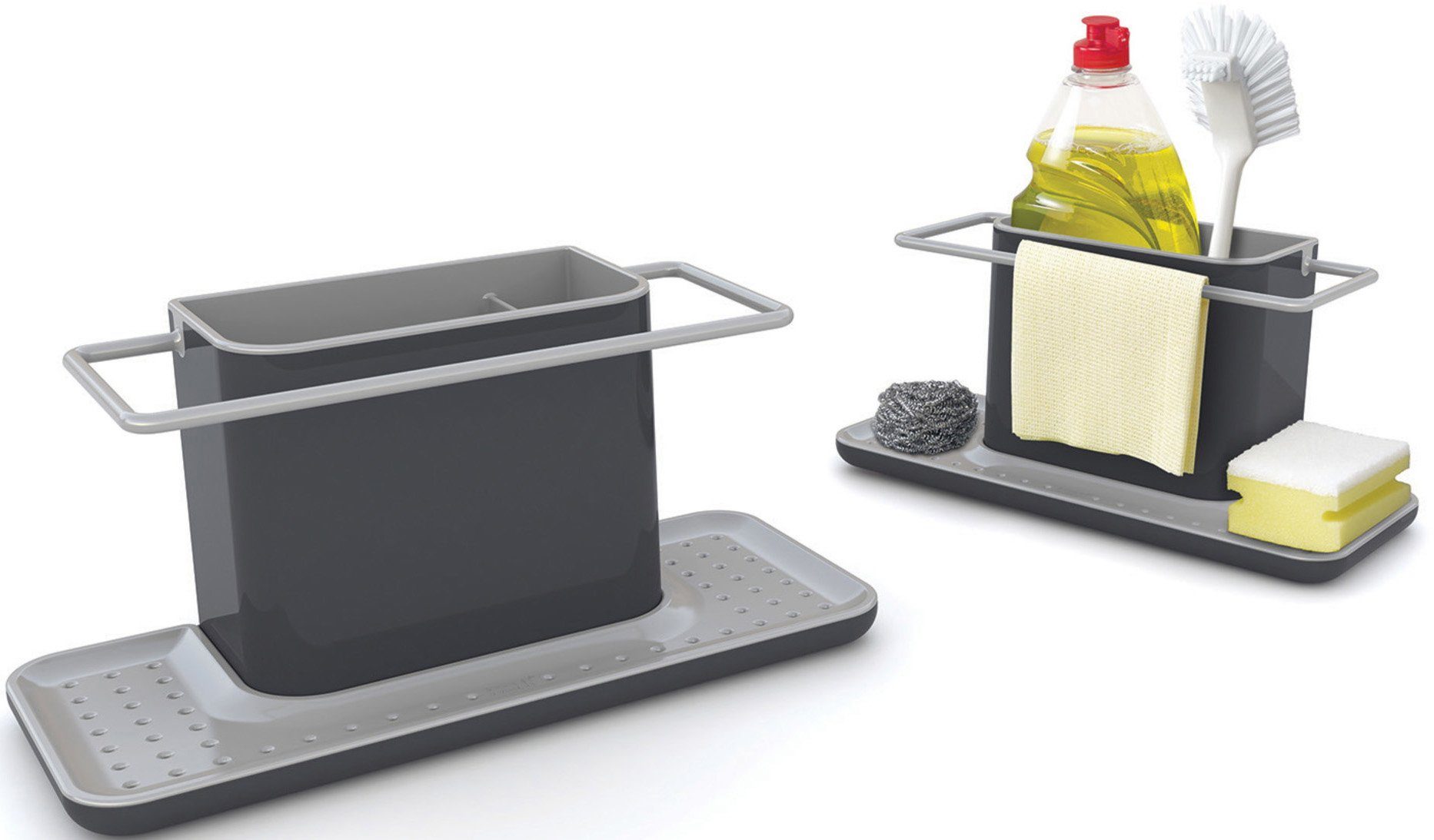 Joseph Joseph Schwammhalter Caddy XL, Utensilienhalter aus Polypropylen, groß, Länge 30 cm