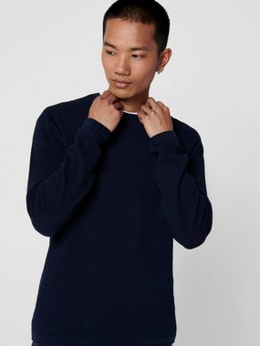 ONLY & SONS Rundhalspullover PANTER 12 STRUC CREW NECK KNIT