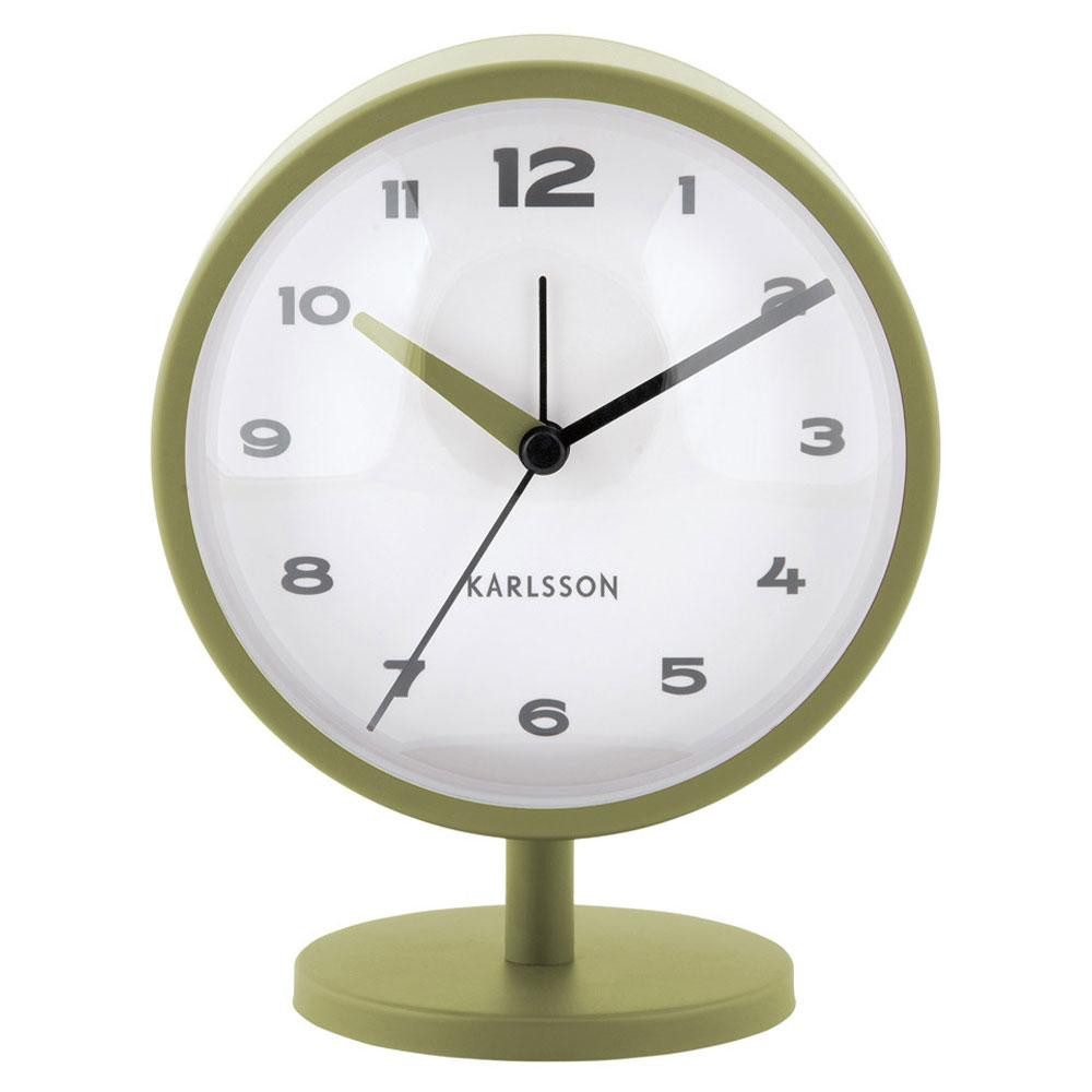 Karlsson Uhr Wecker Brisk Dome Alarm Clock Army Green günstig online kaufen