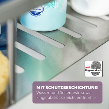 bremermann Duschablage Bad-Serie PIAZZA - Ablagekorb, Edelstahl matt
