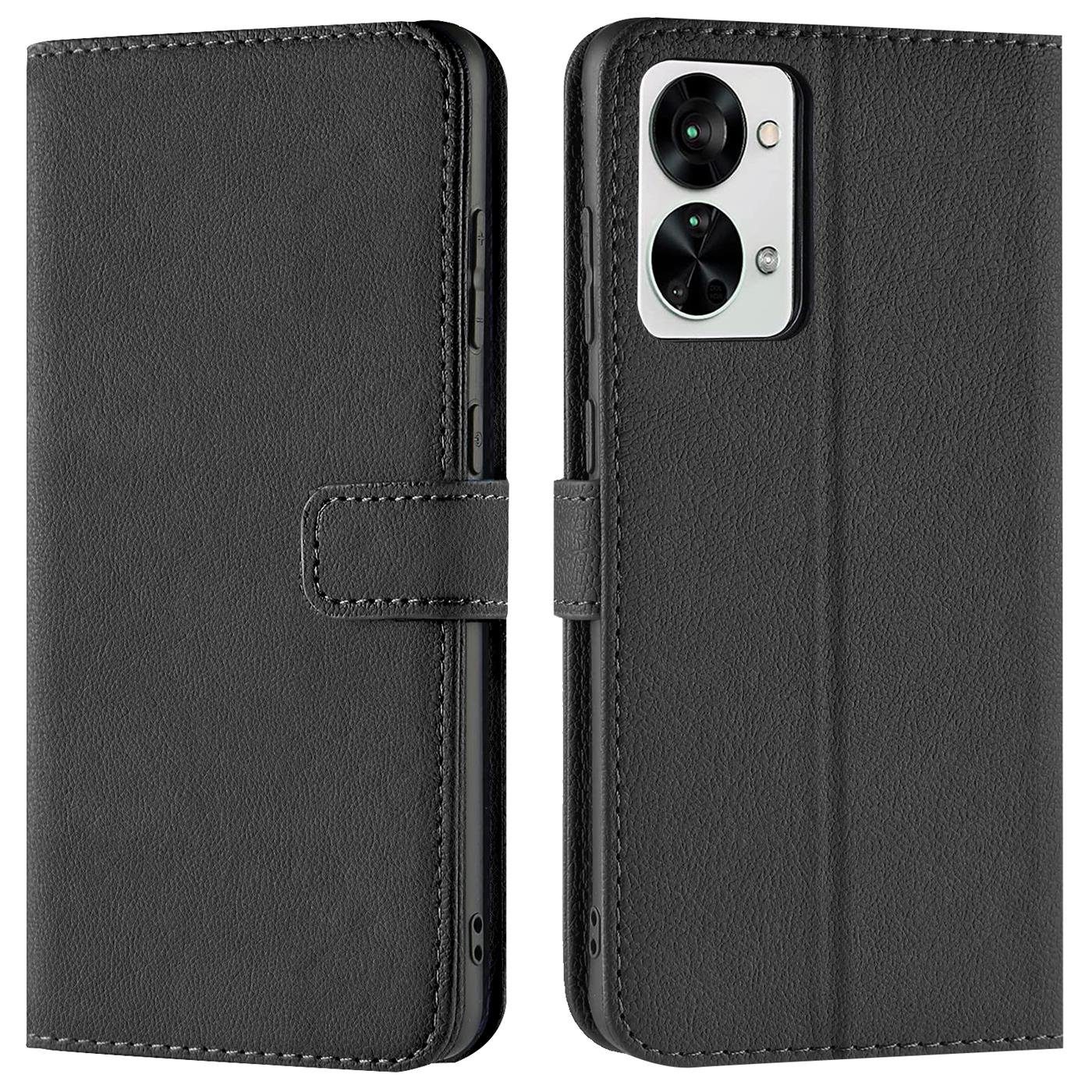 CoolGadget Handyhülle Wallet Klapp Tasche Book Case für OnePlus Nord 2T 5G 6,43 Zoll, Hülle Klapphülle Flip Cover Etui Schutzhülle