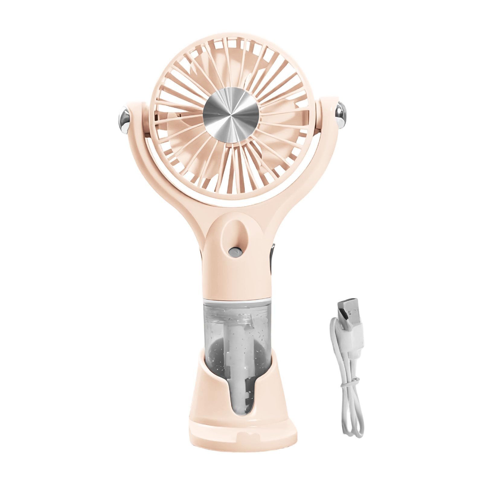nsihing Handventilator Tragbarer Sprühnebel-Ventilator, Hand-Sprühnebel-Ventilator, Per USB aufladbarer Sprühnebel-Ventilator mit feinem Sprühnebel.